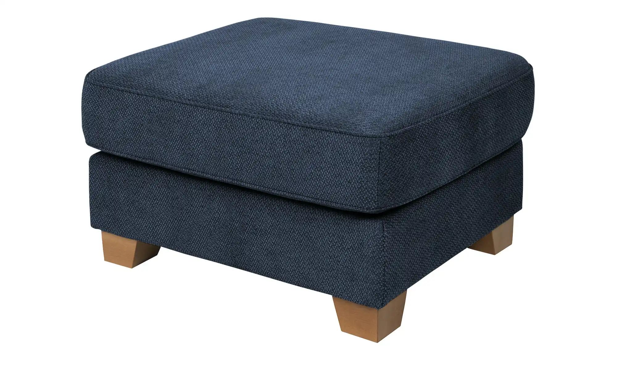 SOHO Hocker  Franka ¦ blau ¦ Maße (cm): B: 75 H: 42 T: 62 Polstermöbel > Ho günstig online kaufen