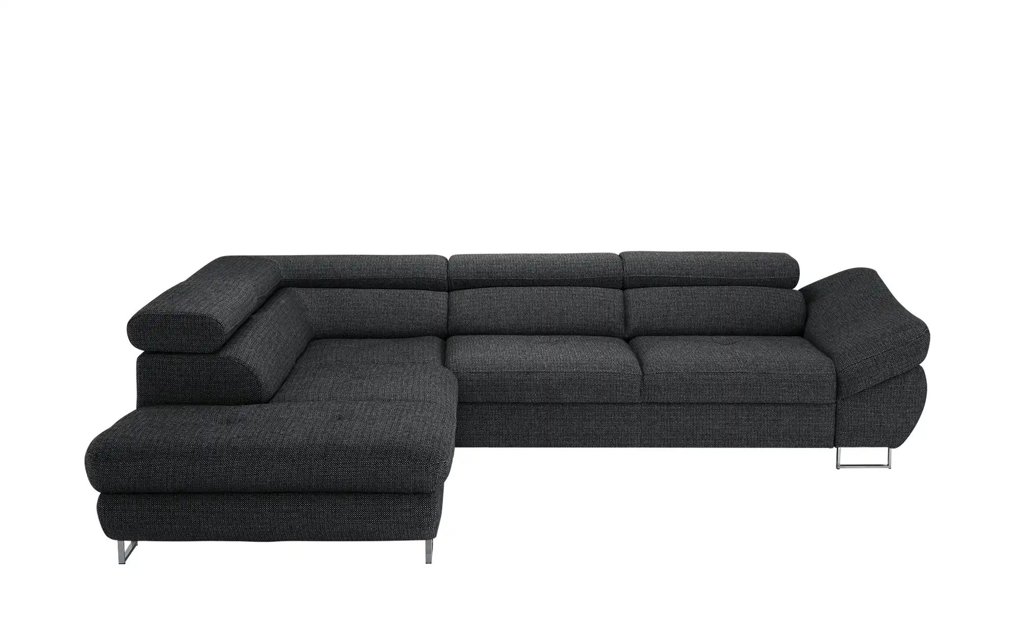 switch Ecksofa aus Flachgewebe Fabio ¦ grau ¦ Maße (cm): B: 280 H: 69 T: 23 günstig online kaufen