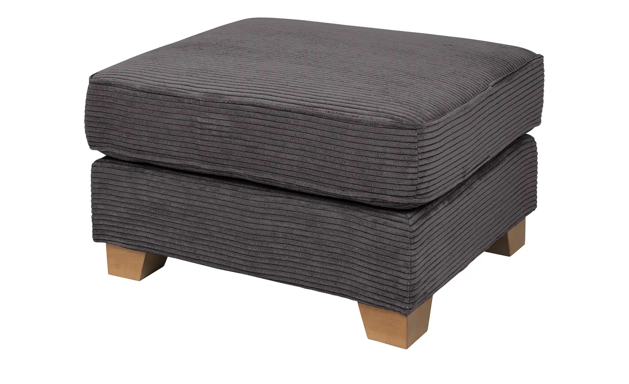 SOHO Hocker  Franka ¦ grau ¦ Maße (cm): B: 75 H: 42 T: 62 Polstermöbel > Ho günstig online kaufen