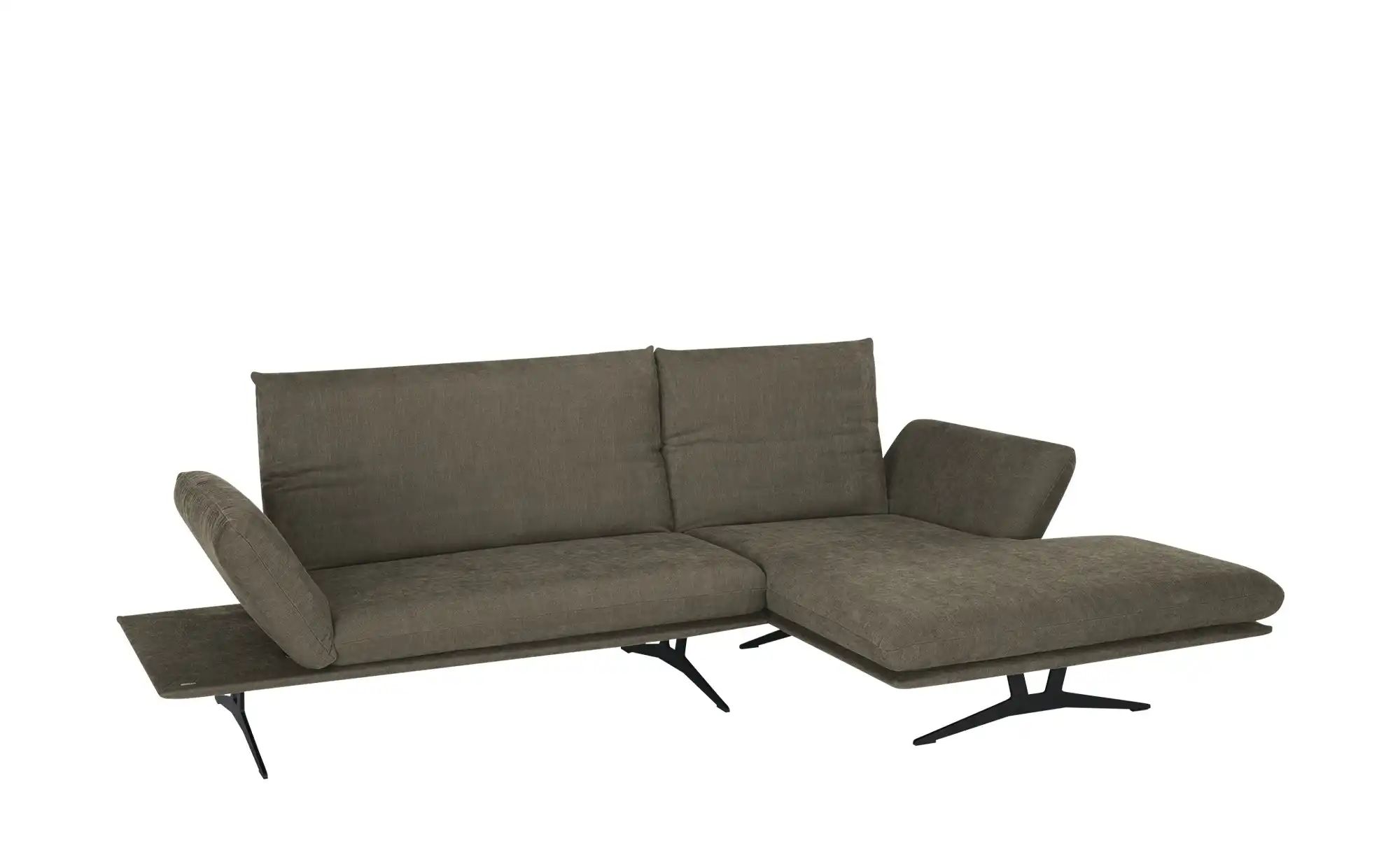 KOINOR Ecksofa  aus Flachgewebe Francis  ¦ braun ¦ Maße (cm): B: 284 H: 93 günstig online kaufen