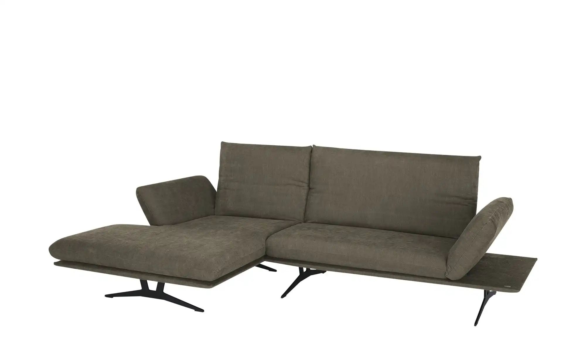 KOINOR Ecksofa  aus Flachgewebe Francis  ¦ braun ¦ Maße (cm): B: 284 H: 93 günstig online kaufen