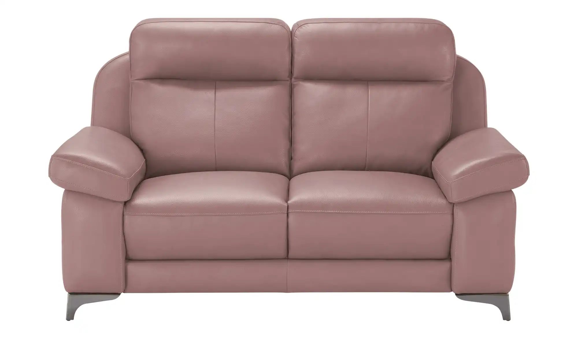 Wohnwert Sofa 2-sitzig aus Echtleder Arianna ¦ rosa/pink ¦ Maße (cm): B: 16 günstig online kaufen