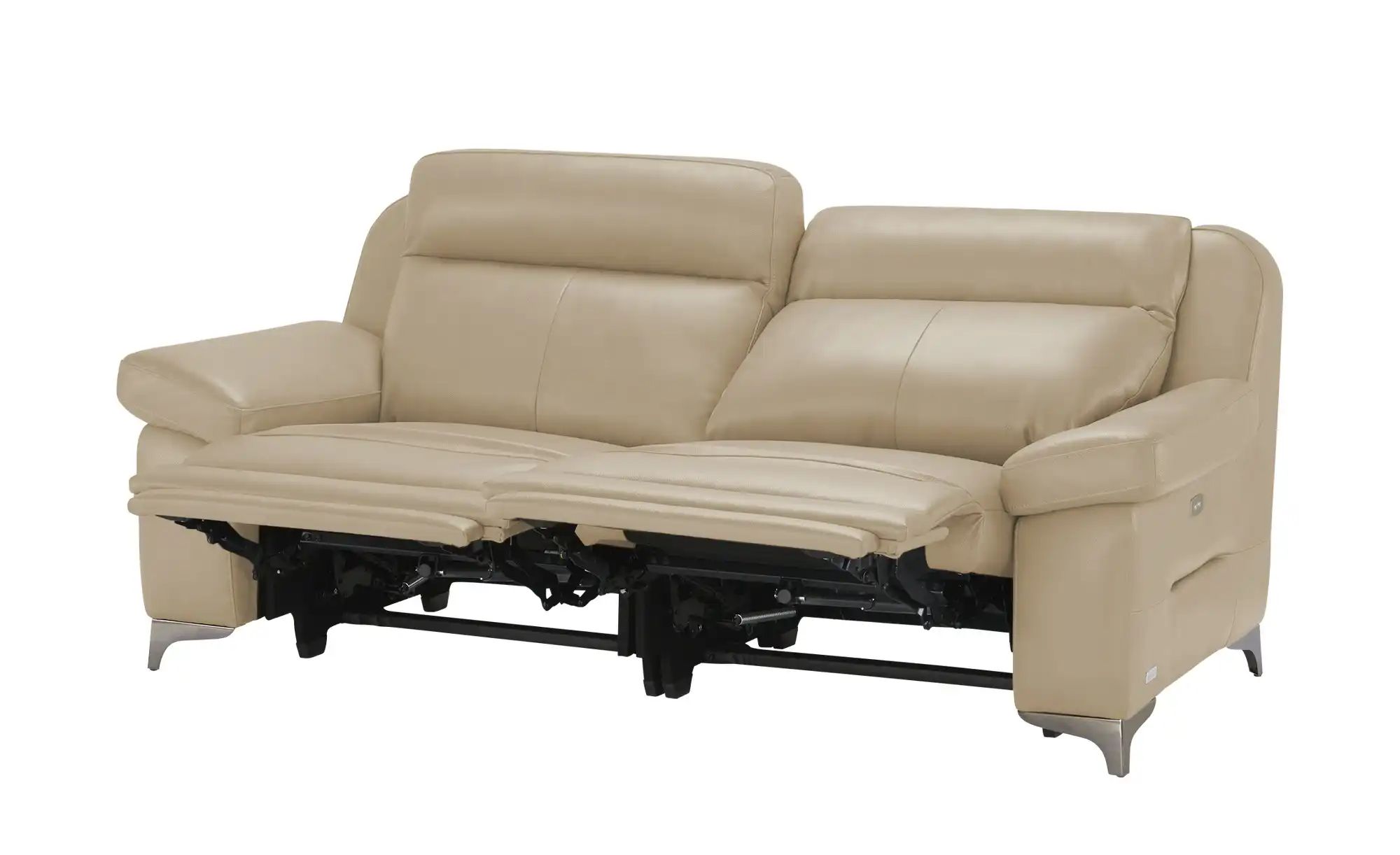 Wohnwert Sofa 3-sitzig mit elektrischer Relaxfunktion Arianna ¦ beige Polst günstig online kaufen