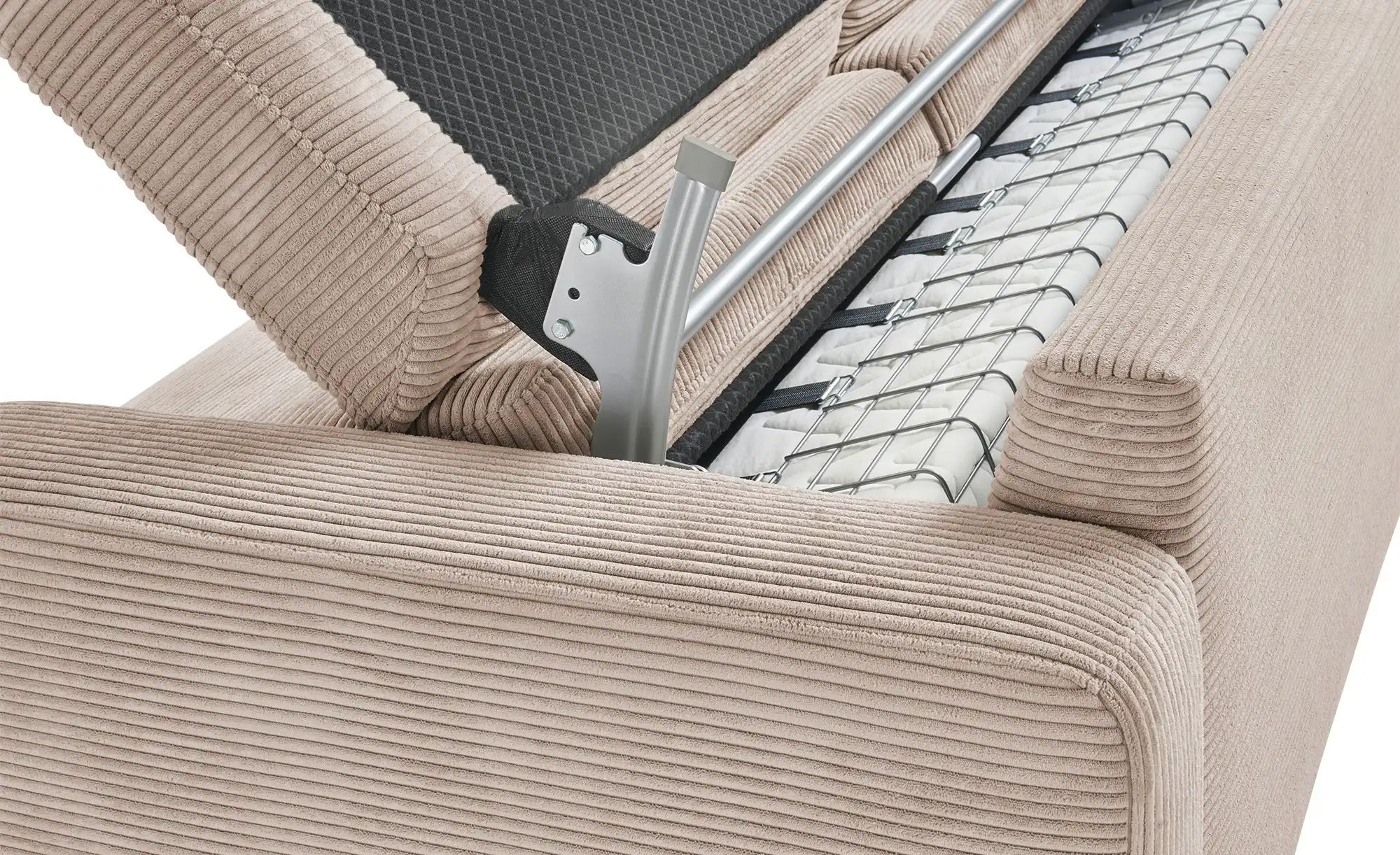 Thumbnail - switch Schlafsofa aus Cord Vanila ¦ beige ¦ Maße (cm): B: 220 H: 87 T: 98.0 Polstermöbel > Sofas > 3-Sitzer - Höffner