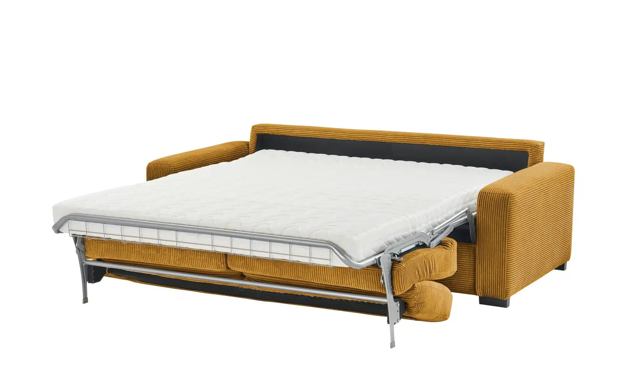 Thumbnail - switch Schlafsofa aus Cord Vanila ¦ gelb ¦ Maße (cm): B: 220 H: 87 T: 98.0 Polstermöbel > Sofas > 3-Sitzer - Höffner