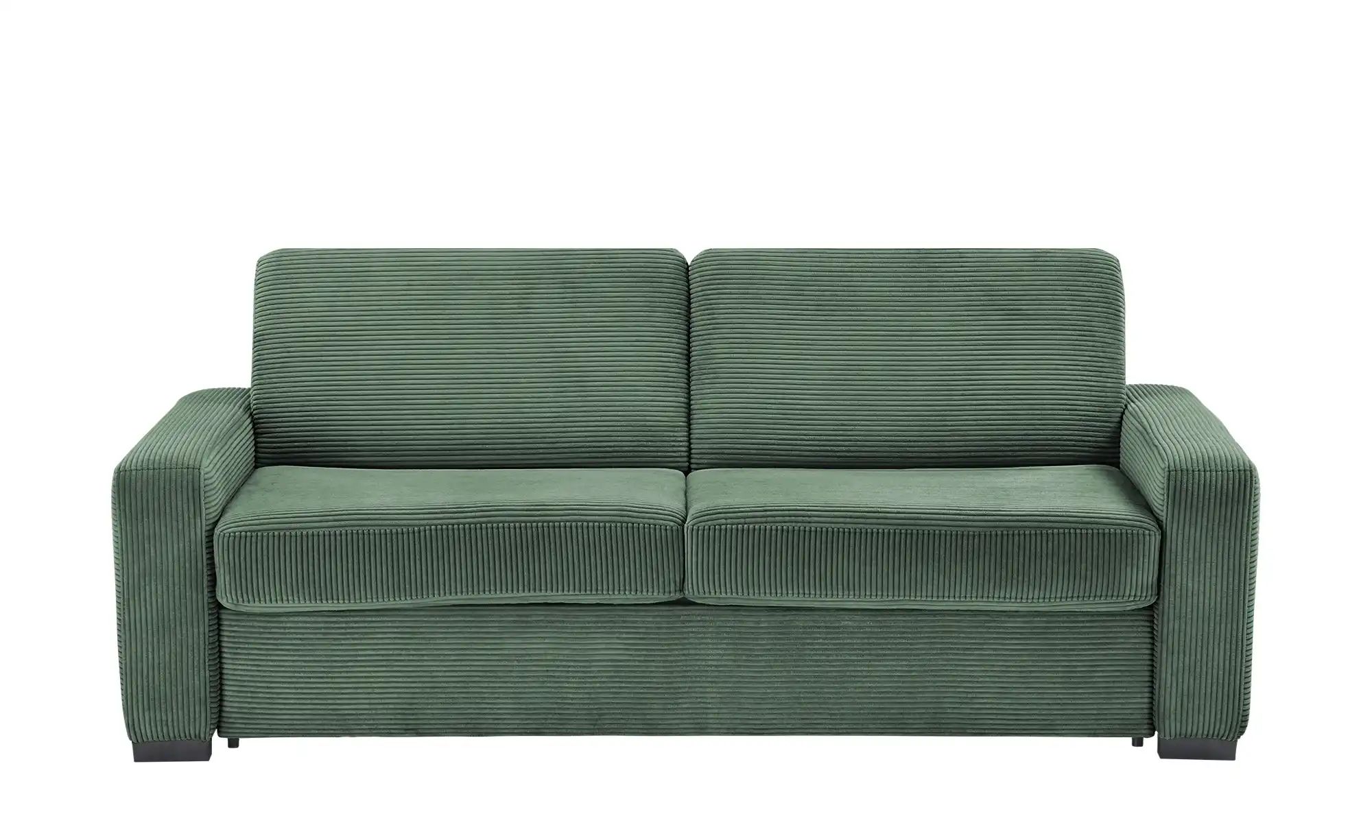 switch Schlafsofa aus Cord Vanila ¦ grün ¦ Maße (cm): B: 220 H: 87 T: 98 Po günstig online kaufen