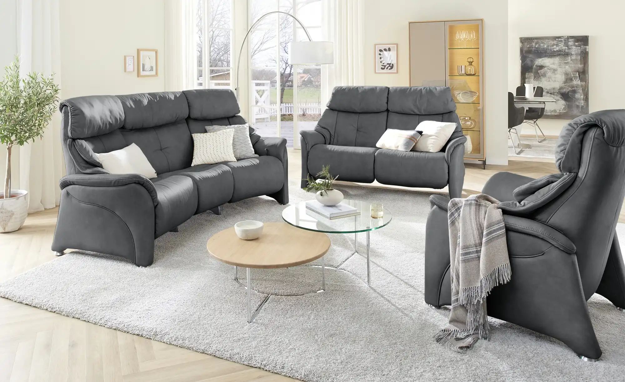 himolla Relaxsessel mit verschiedenen Funktionen 4217 ¦ grau ¦ Maße (cm): B günstig online kaufen