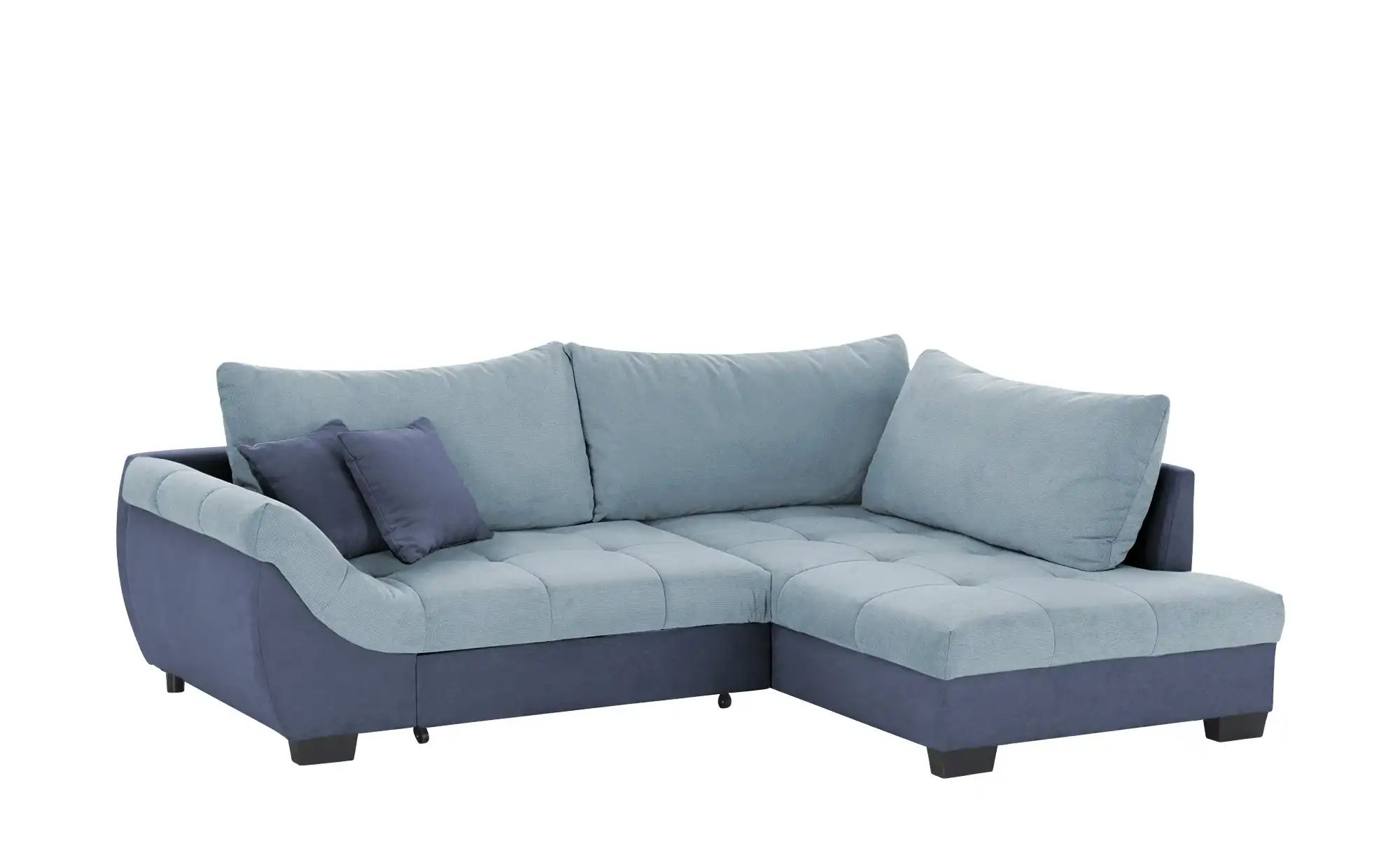 bobb Ecksofa  Krissy ¦ blau ¦ Maße (cm): B: 251 H: 88 T: 190 Polstermöbel > günstig online kaufen