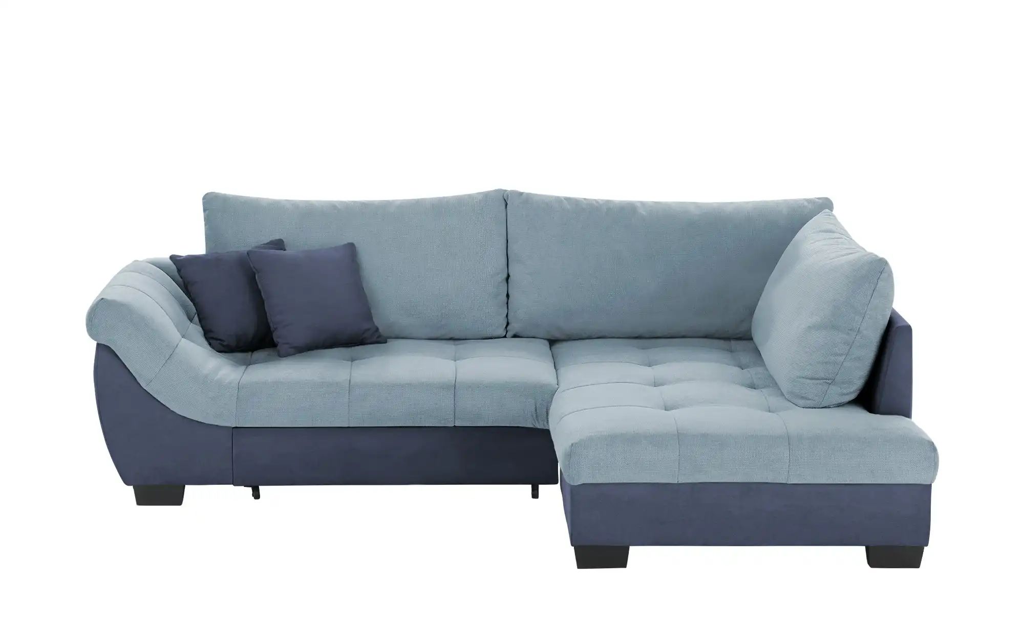 bobb Ecksofa  Krissy ¦ blau ¦ Maße (cm): B: 251 H: 88 T: 190 Polstermöbel > günstig online kaufen