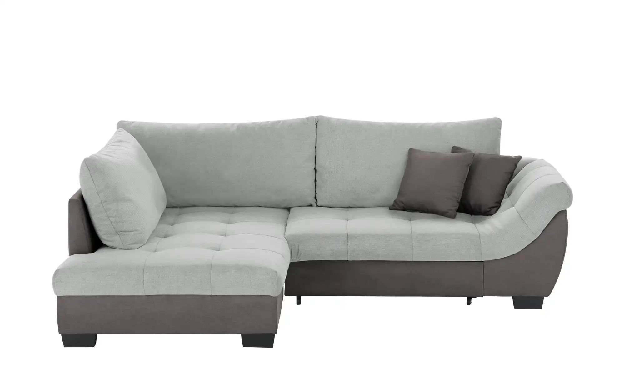 bobb Ecksofa  Krissy ¦ grau ¦ Maße (cm): B: 251 H: 88 T: 190 Polstermöbel > günstig online kaufen