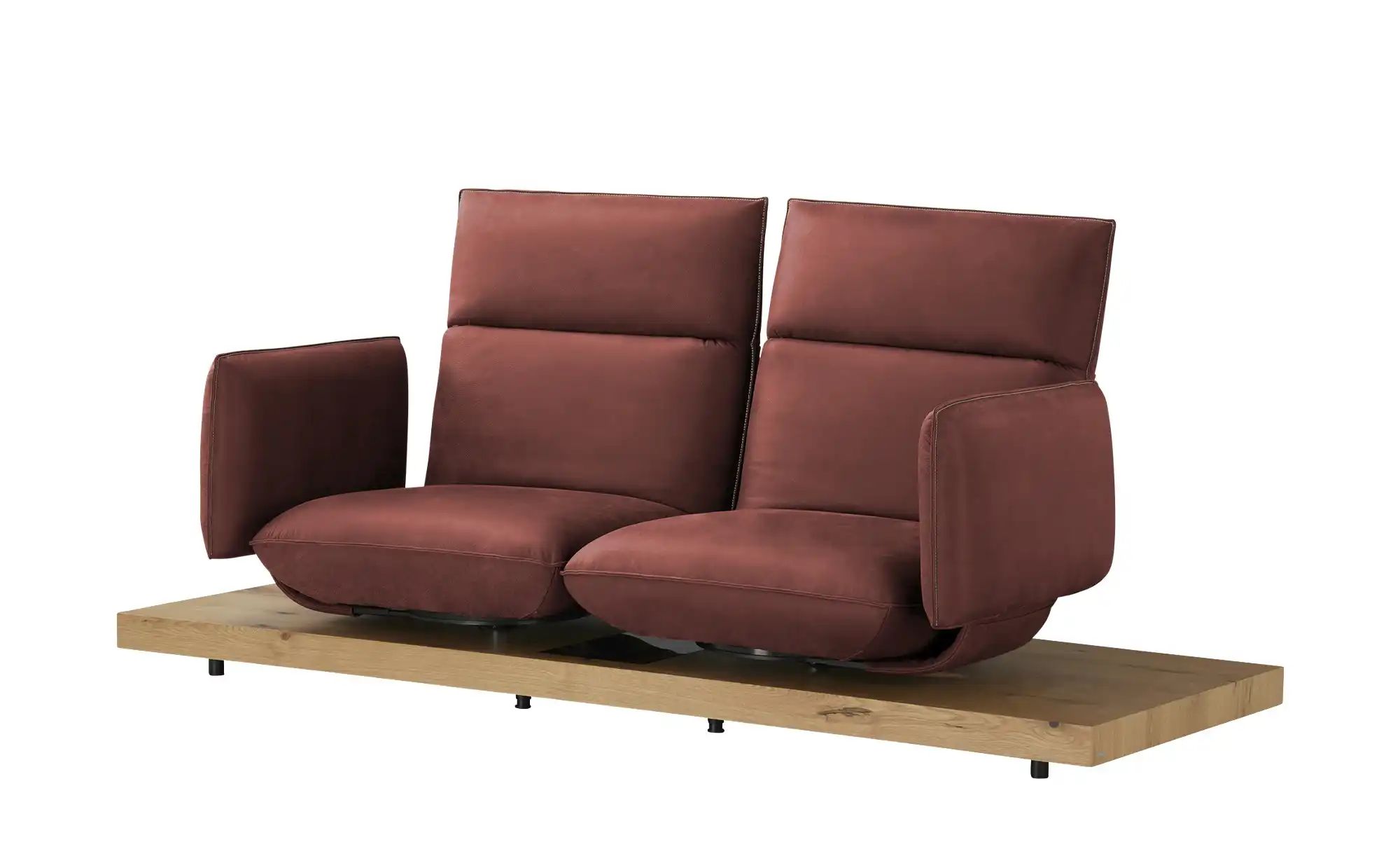 KOINOR Sofa 2-sitzig  Experio  ¦ rot ¦ Maße (cm): B: 252 H: 104 T: 189.0 Po günstig online kaufen