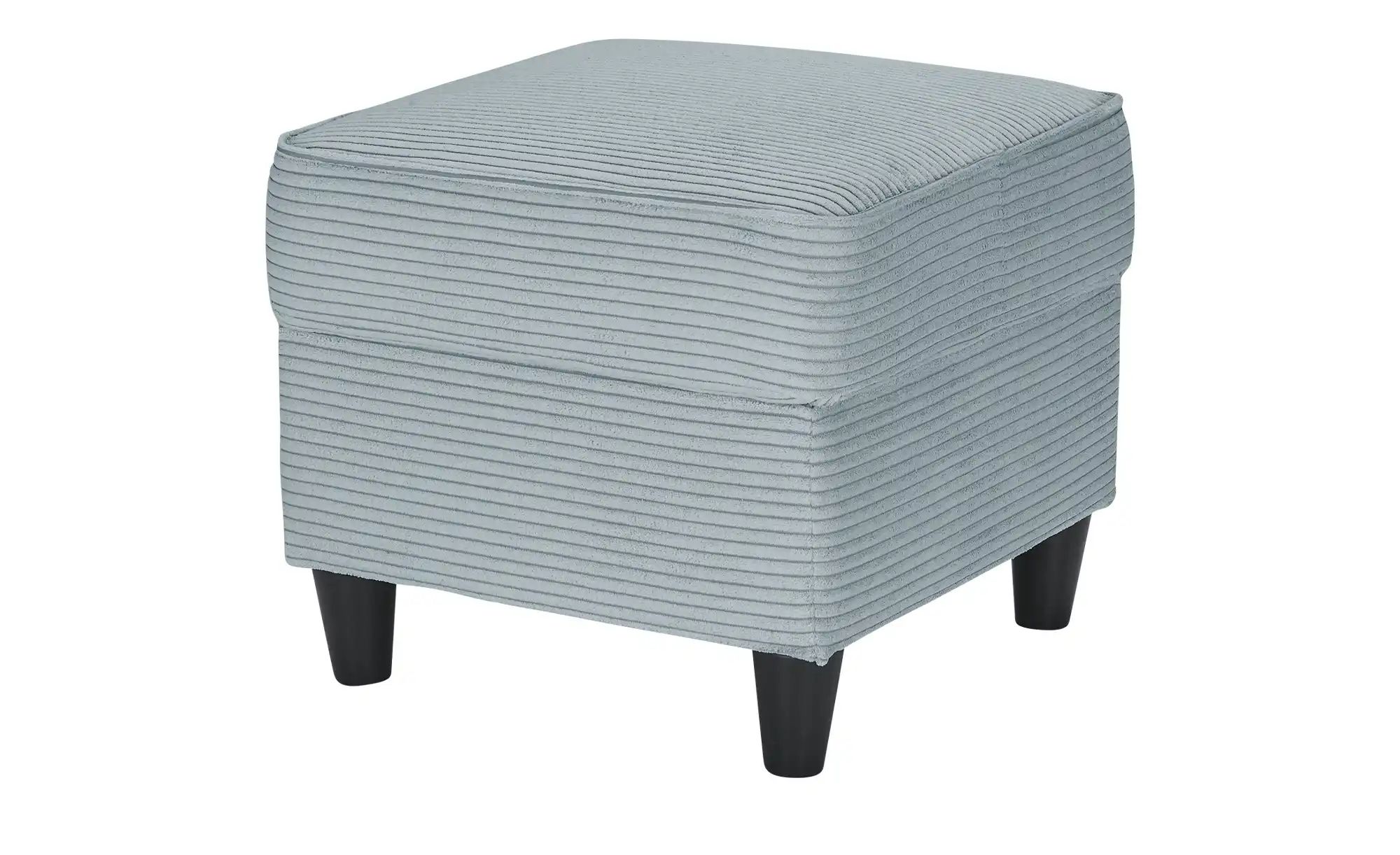 Hocker  Kivana ¦ grau ¦ Maße (cm): B: 52 H: 45 T: 52 Polstermöbel > Hocker günstig online kaufen