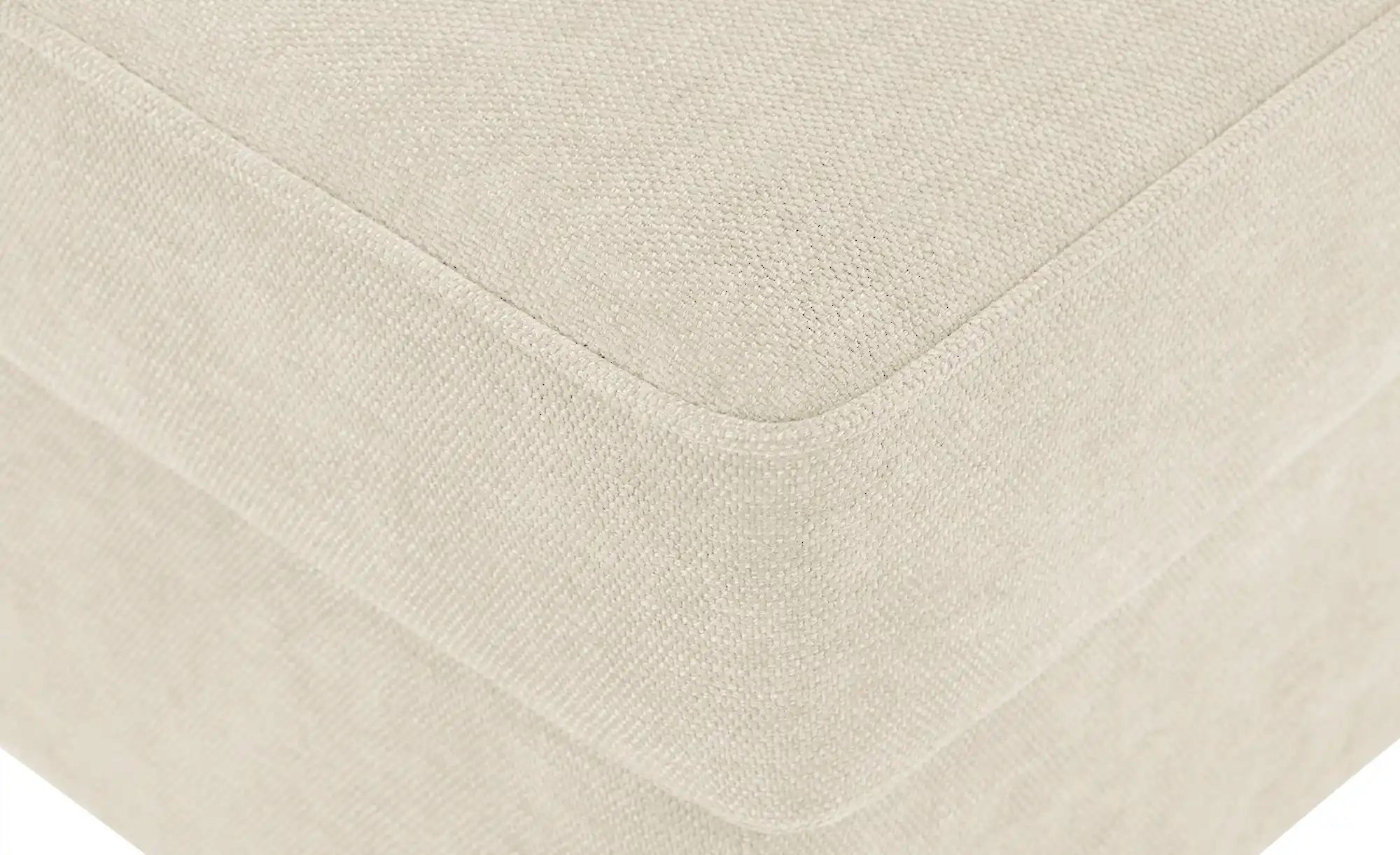 Hocker  Kivana ¦ creme ¦ Maße (cm): B: 52 H: 45 T: 52 Polstermöbel > Hocker günstig online kaufen