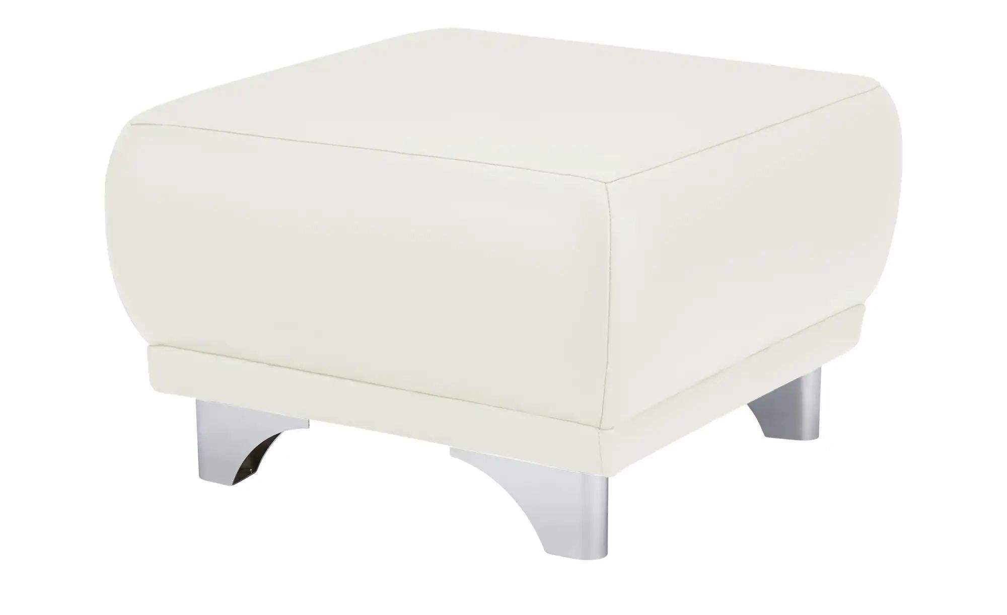 Hocker  Maranello ¦ weiß ¦ Maße (cm): B: 66 H: 43 T: 66 Polstermöbel > Hock günstig online kaufen