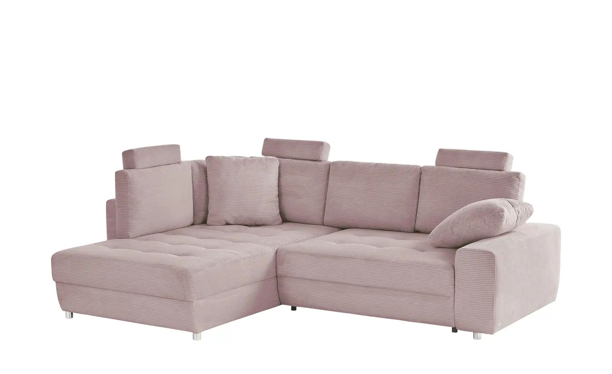 bobb Ecksofa  Arissa de Luxe ¦ rosa/pink ¦ Maße (cm): B: 265 H: 84 T: 215 P günstig online kaufen