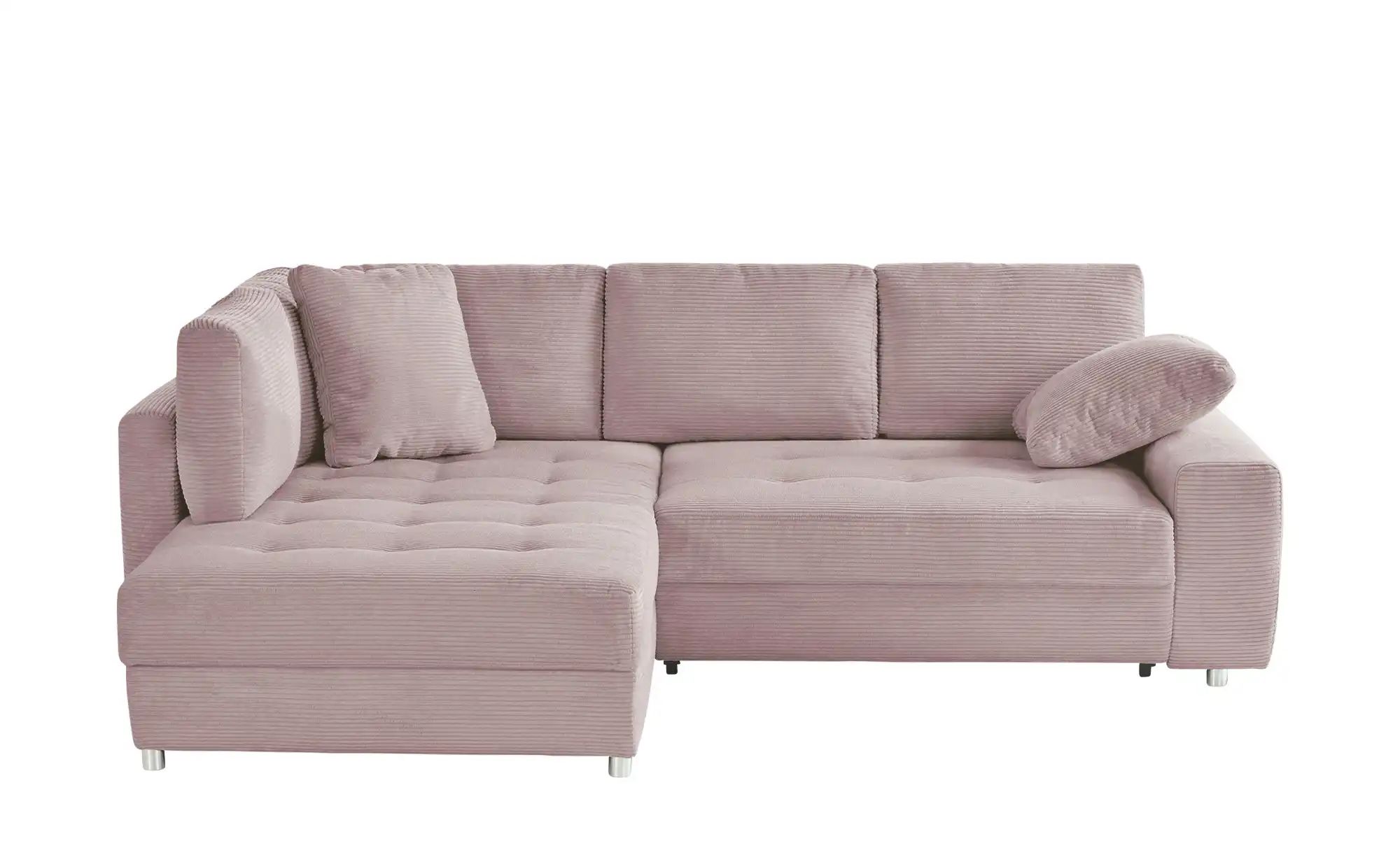 bobb Ecksofa  Arissa de Luxe ¦ rosa/pink ¦ Maße (cm): B: 265 H: 84 T: 215 P günstig online kaufen