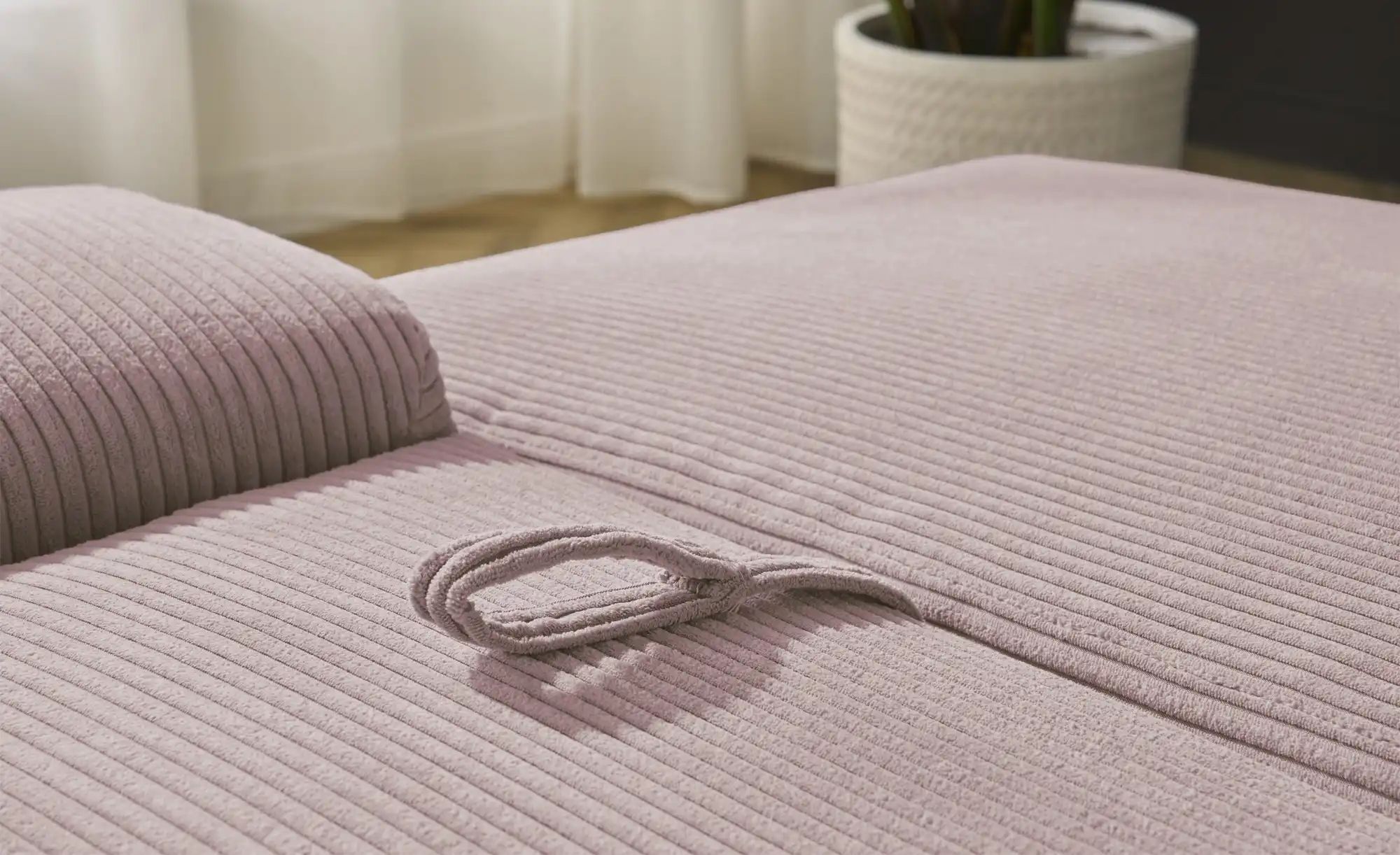 Thumbnail - bobb Schlafsofa mit Boxspringpolsterung  Viannie de Luxe ¦ rosa/pink ¦ Maße (cm): B: 210 H: 92 T: 108.0 Polstermöbel > S...