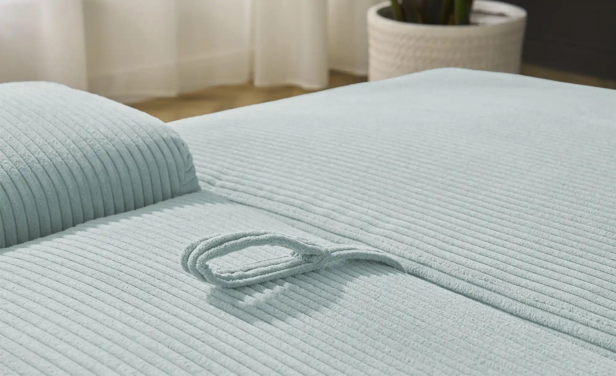 bobb Schlafsofa mit Boxspringpolsterung  Viannie de Luxe ¦ blau ¦ Maße (cm) günstig online kaufen