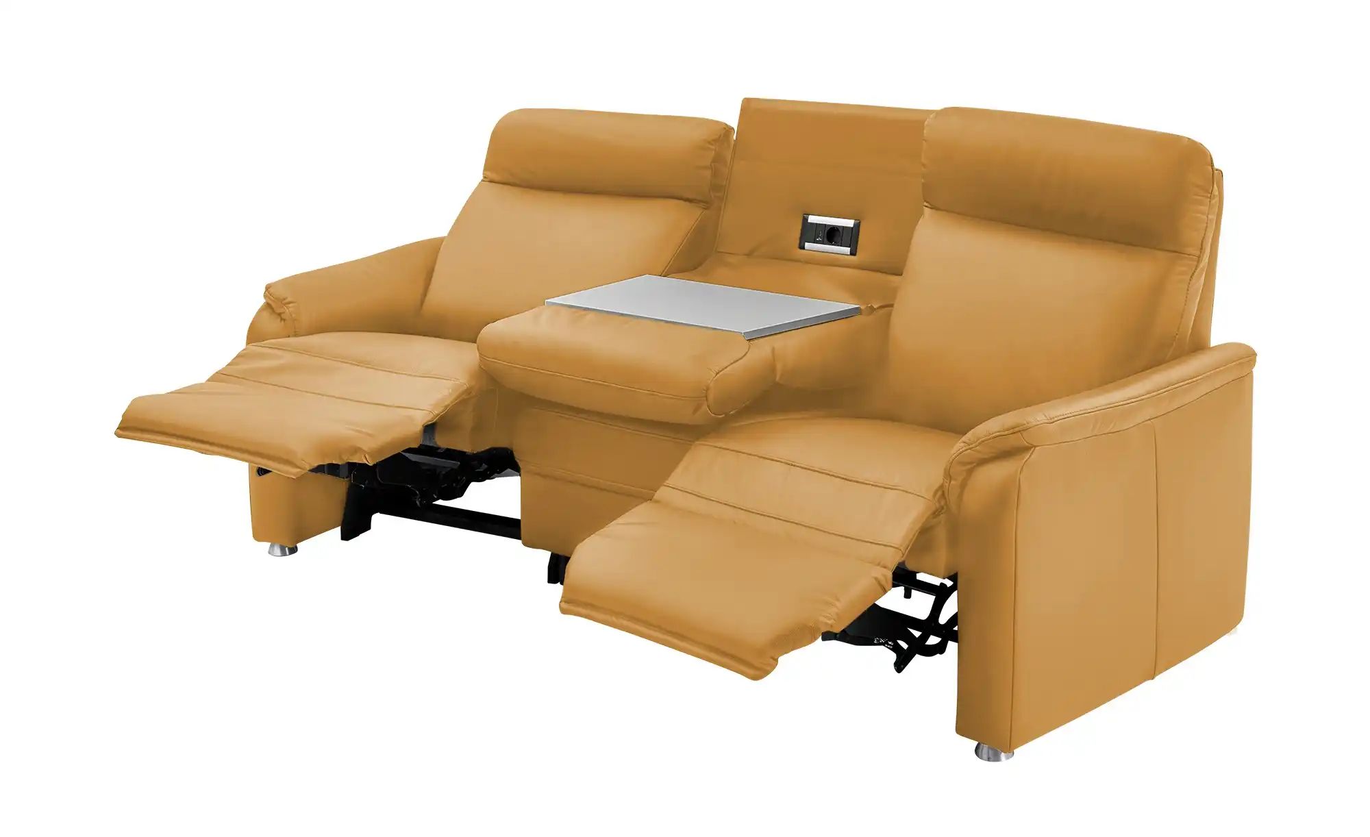 Trapezsofa   Luc ¦ orange ¦ Maße (cm): B: 218 H: 107 T: 103 Polstermöbel > günstig online kaufen