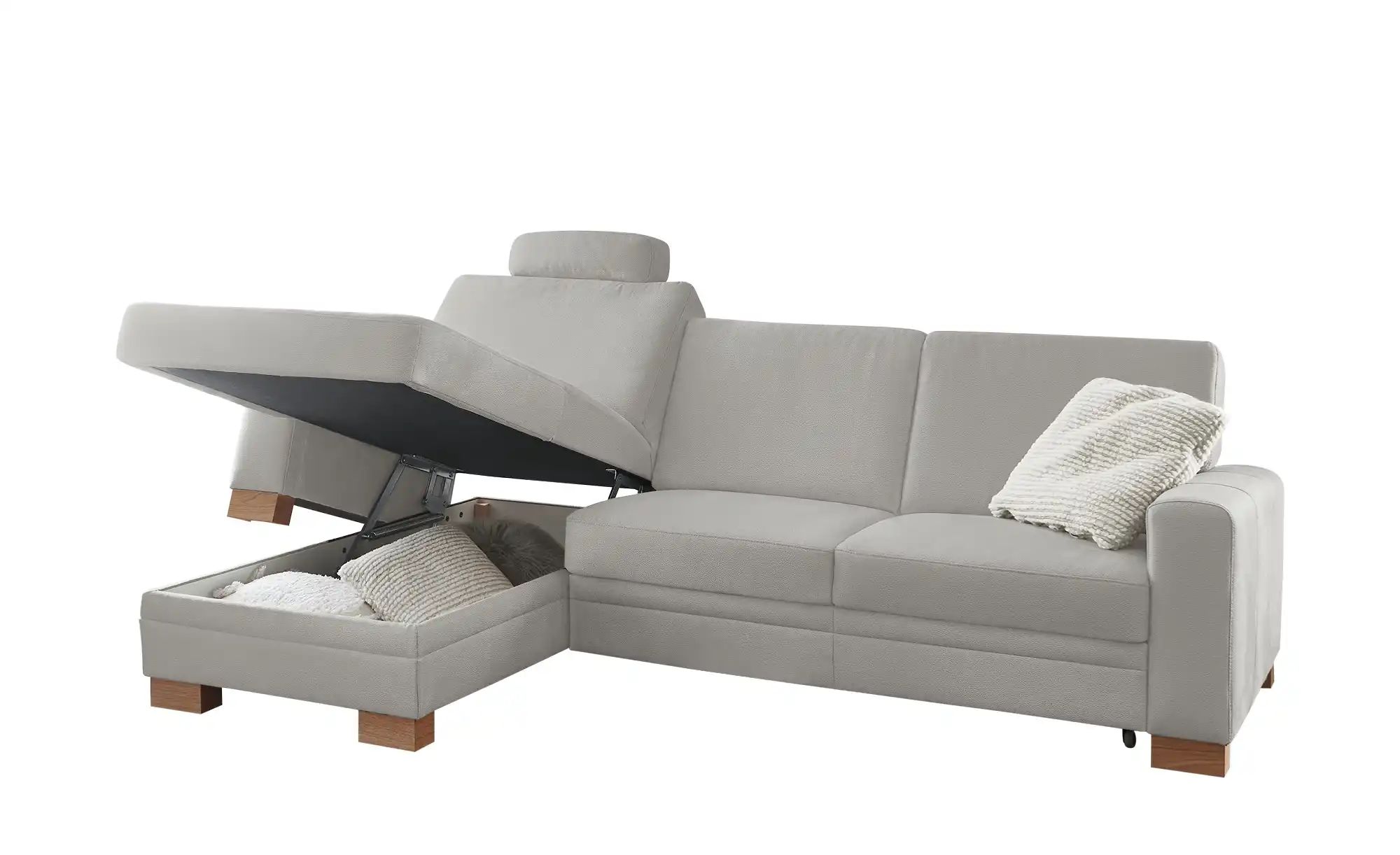 meinSofa Ecksofa  Uli-S ¦ grau ¦ Maße (cm): B: 270 H: 90 T: 258 Polstermöbe günstig online kaufen