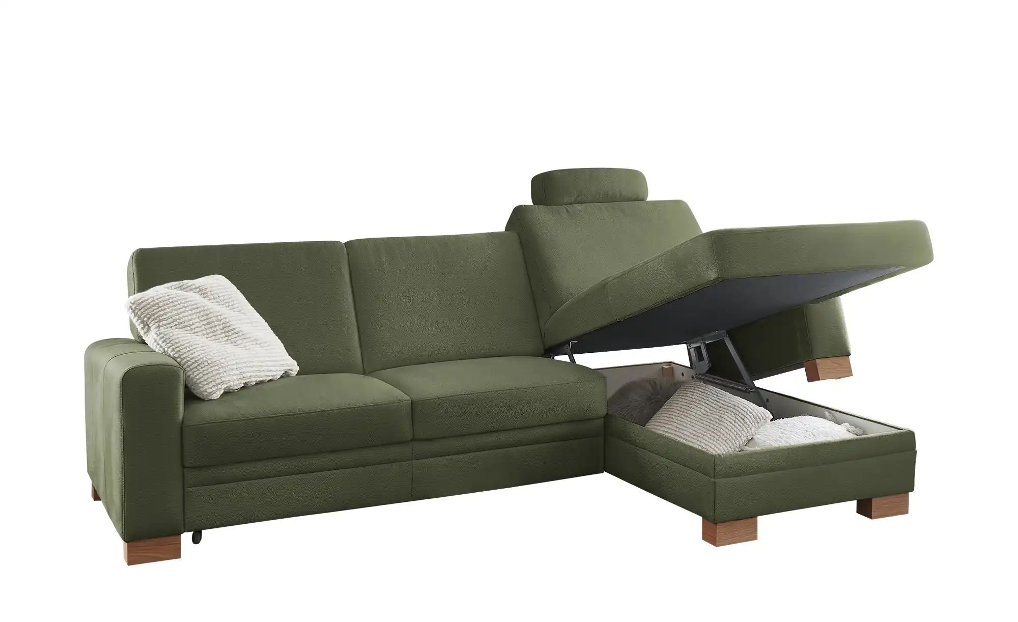 meinSofa Ecksofa  Uli-S ¦ grün ¦ Maße (cm): B: 270 H: 90 T: 258.0 Polstermö günstig online kaufen