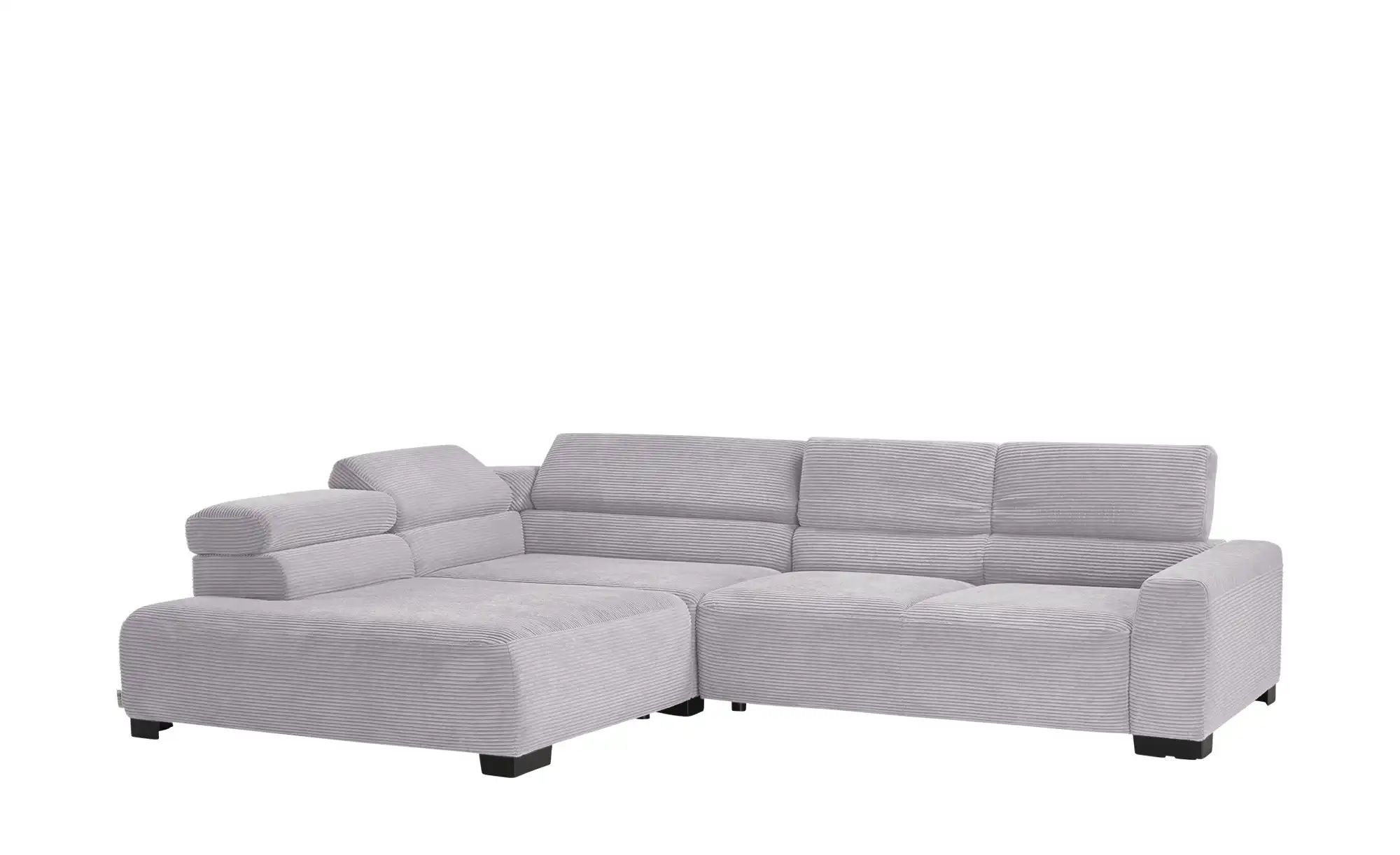 Jette Home Ecksofa aus Cord Jette Flirt ¦ grau ¦ Maße (cm): B: 311 H: 84 T: günstig online kaufen