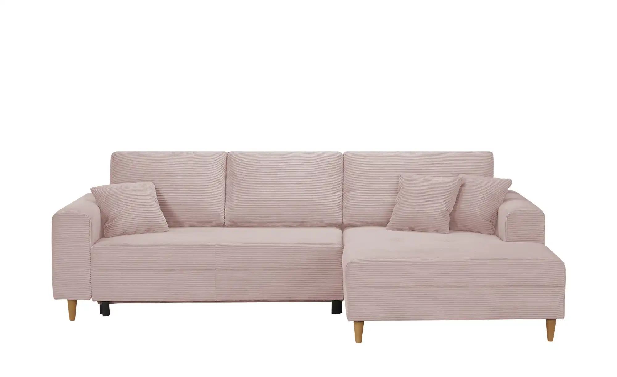 Ecksofa  Benedita ¦ rosa/pink ¦ Maße (cm): B: 275 H: 91 T: 173 Polstermöbel günstig online kaufen