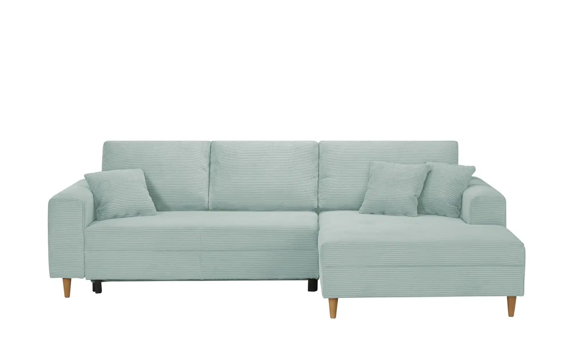 Ecksofa  Benedita ¦ grün ¦ Maße (cm): B: 275 H: 91 T: 173 Polstermöbel > So günstig online kaufen