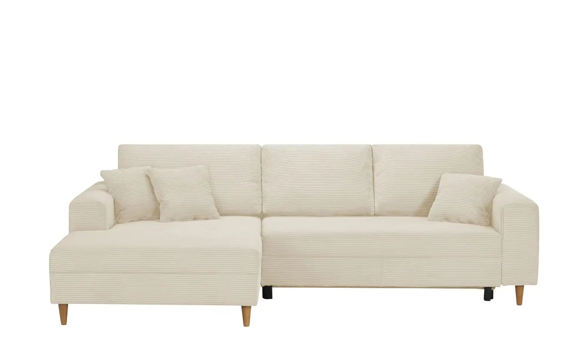 Ecksofa  Benedita ¦ beige ¦ Maße (cm): B: 275 H: 91 T: 173 Polstermöbel > S günstig online kaufen