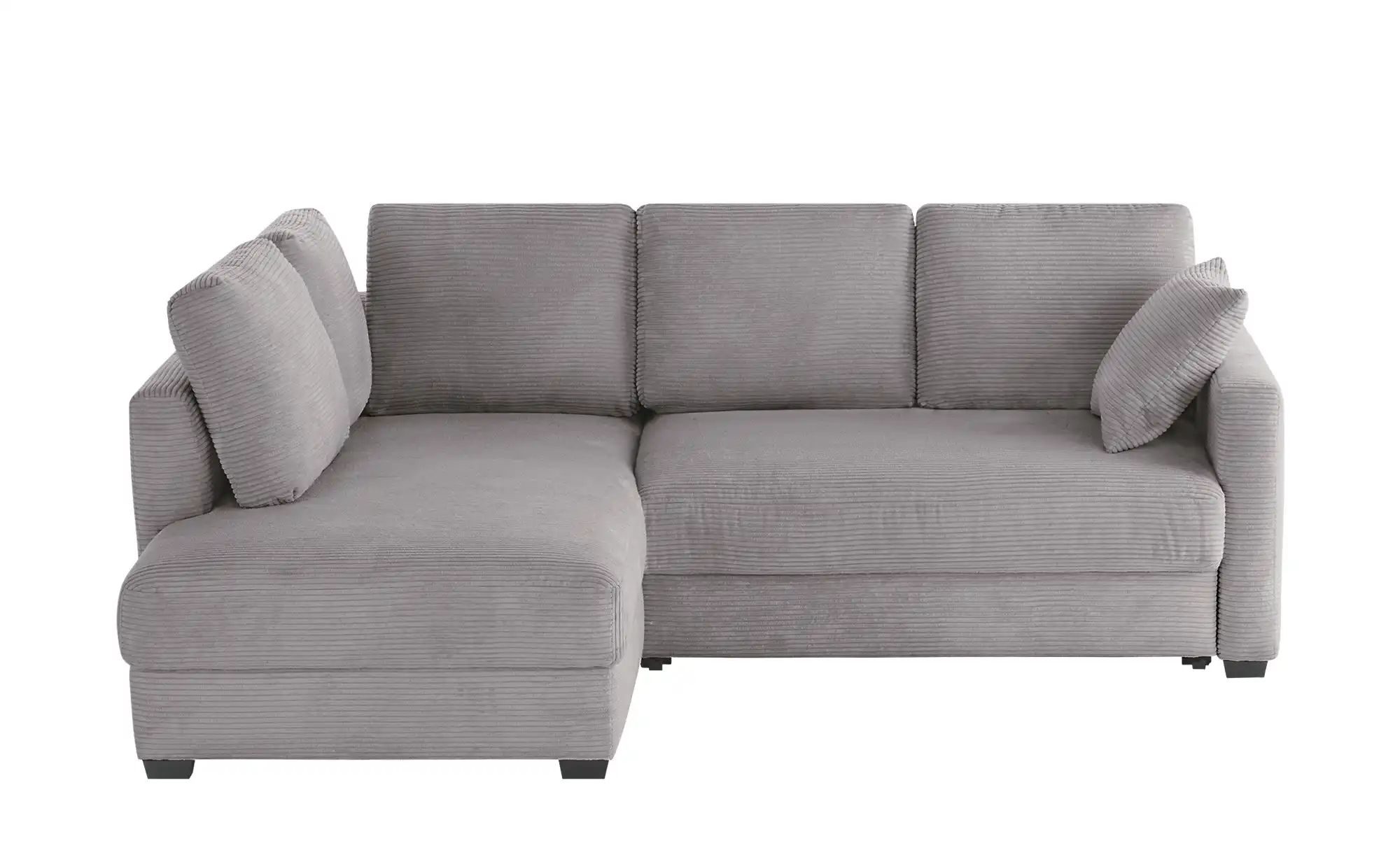 bobb Ecksofa mit Boxspringpolsterung  Lisa de Luxe ¦ grau ¦ Maße (cm): B: 2 günstig online kaufen