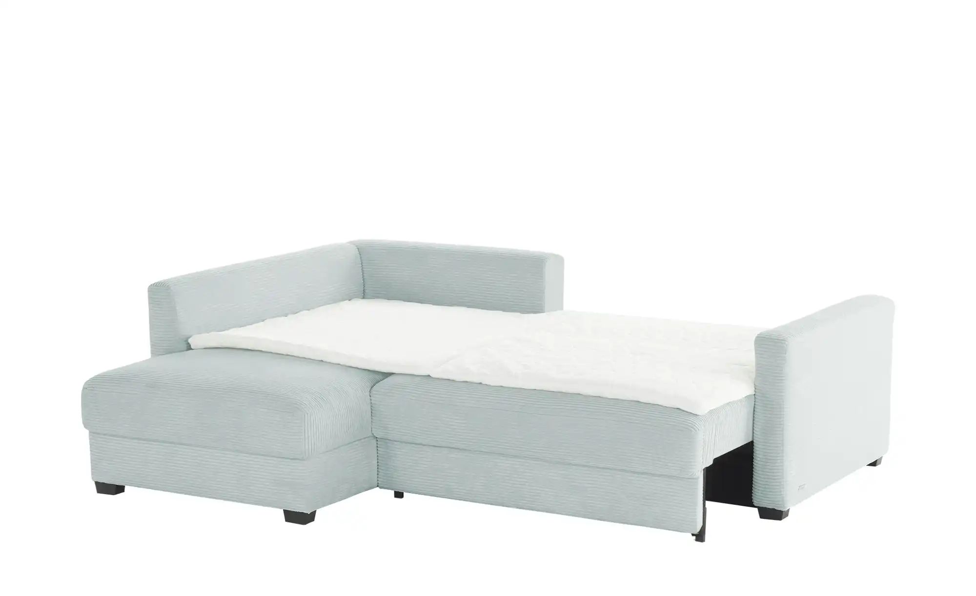 bobb Ecksofa mit Boxspringpolsterung  Lisa de Luxe ¦ blau ¦ Maße (cm): B: 2 günstig online kaufen