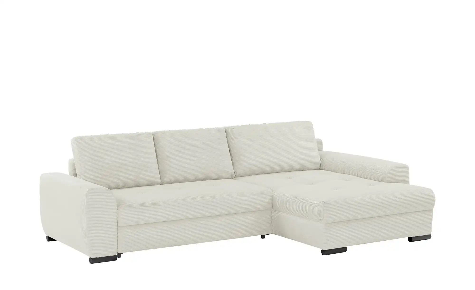 bobb Ecksofa in kuscheligem Cordstoff Soumia ¦ grau ¦ Maße (cm): B: 283 H: günstig online kaufen