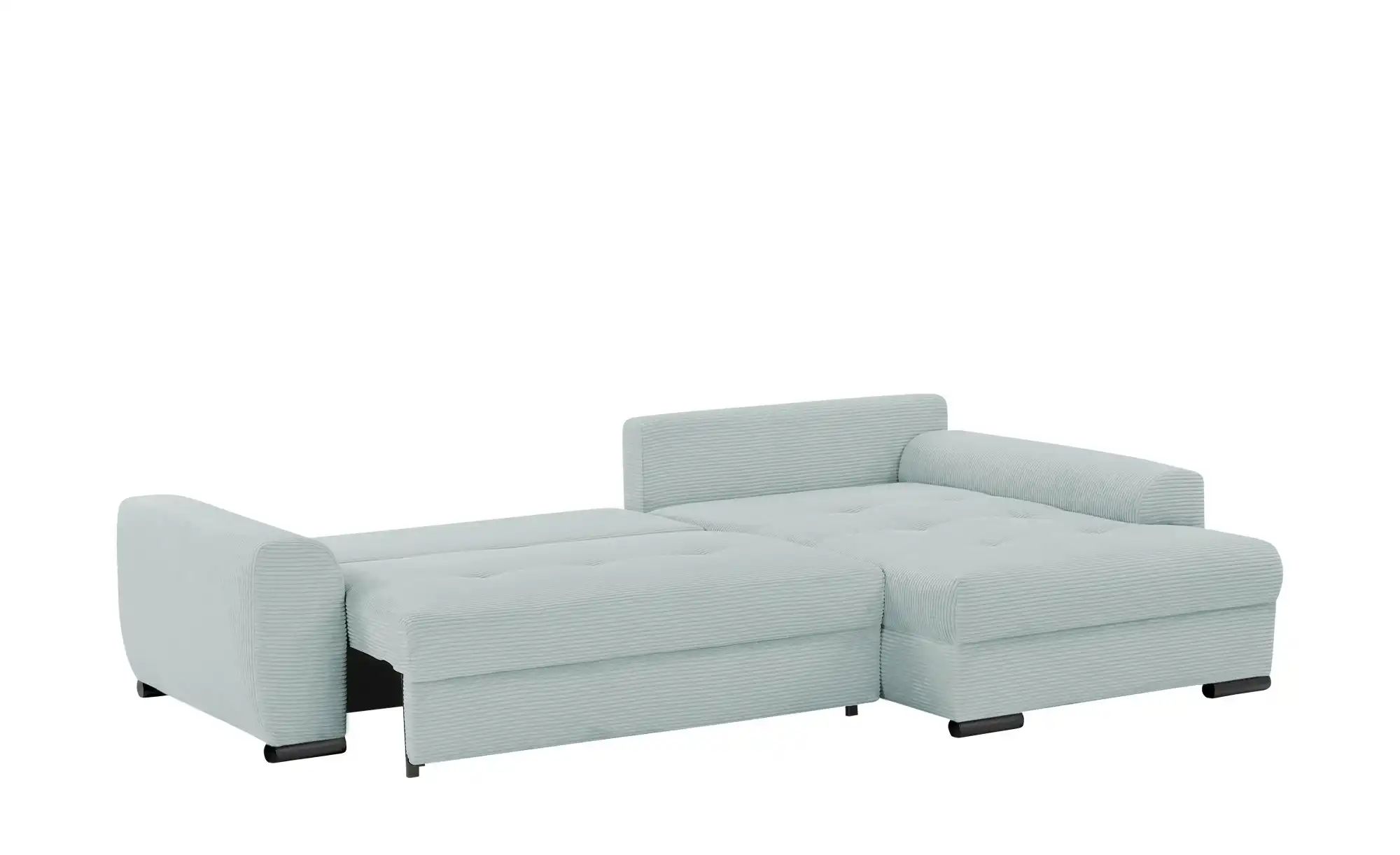 bobb Ecksofa in kuscheligem Cordstoff Soumia ¦ blau ¦ Maße (cm): B: 283 H: günstig online kaufen