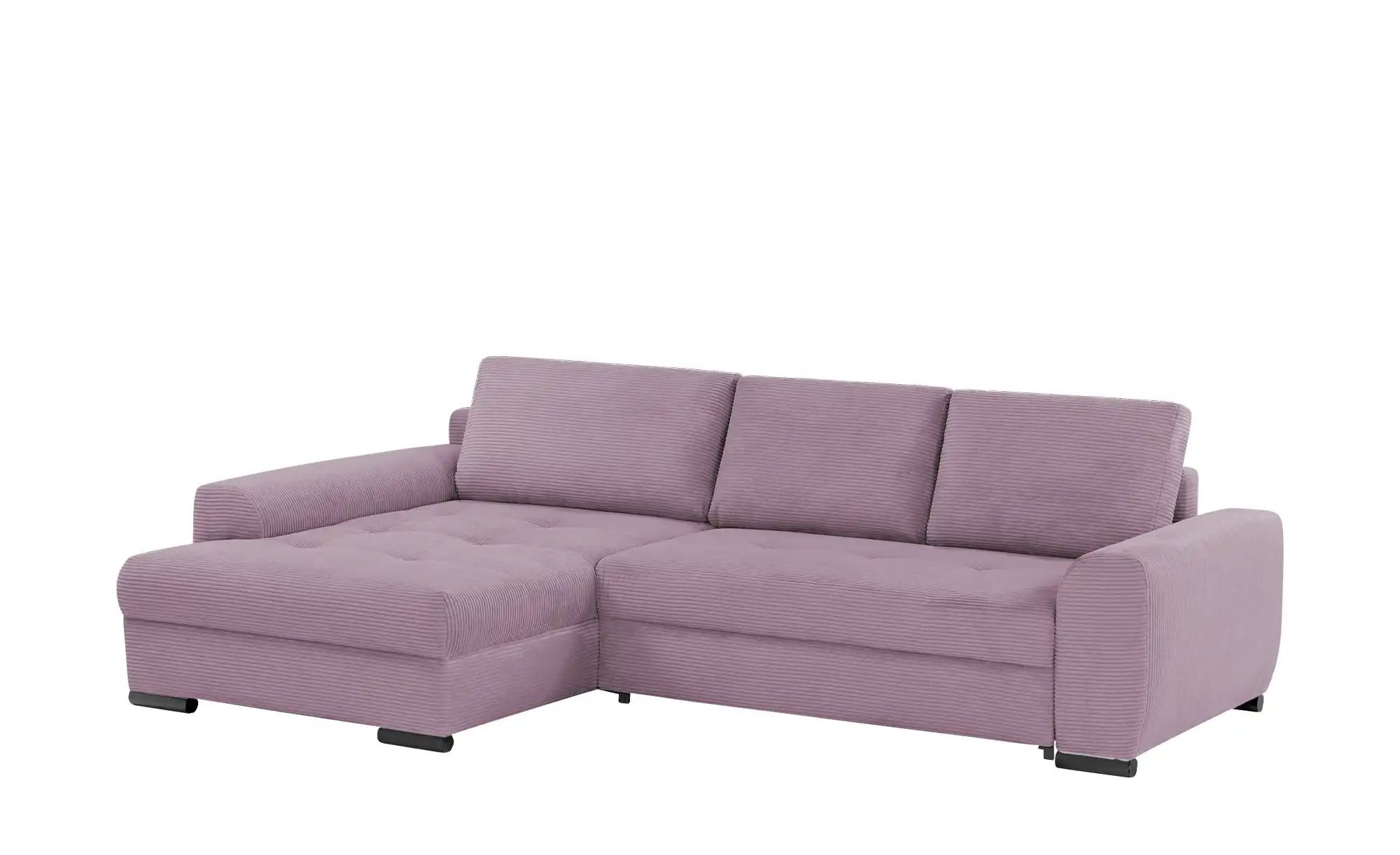 bobb Ecksofa in kuscheligem Cordstoff Soumia ¦ lila/violett ¦ Maße (cm): B: günstig online kaufen