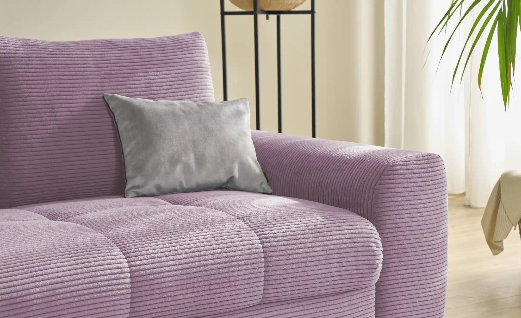 bobb Ecksofa in kuscheligem Cordstoff Soumia ¦ lila/violett ¦ Maße (cm): B: günstig online kaufen