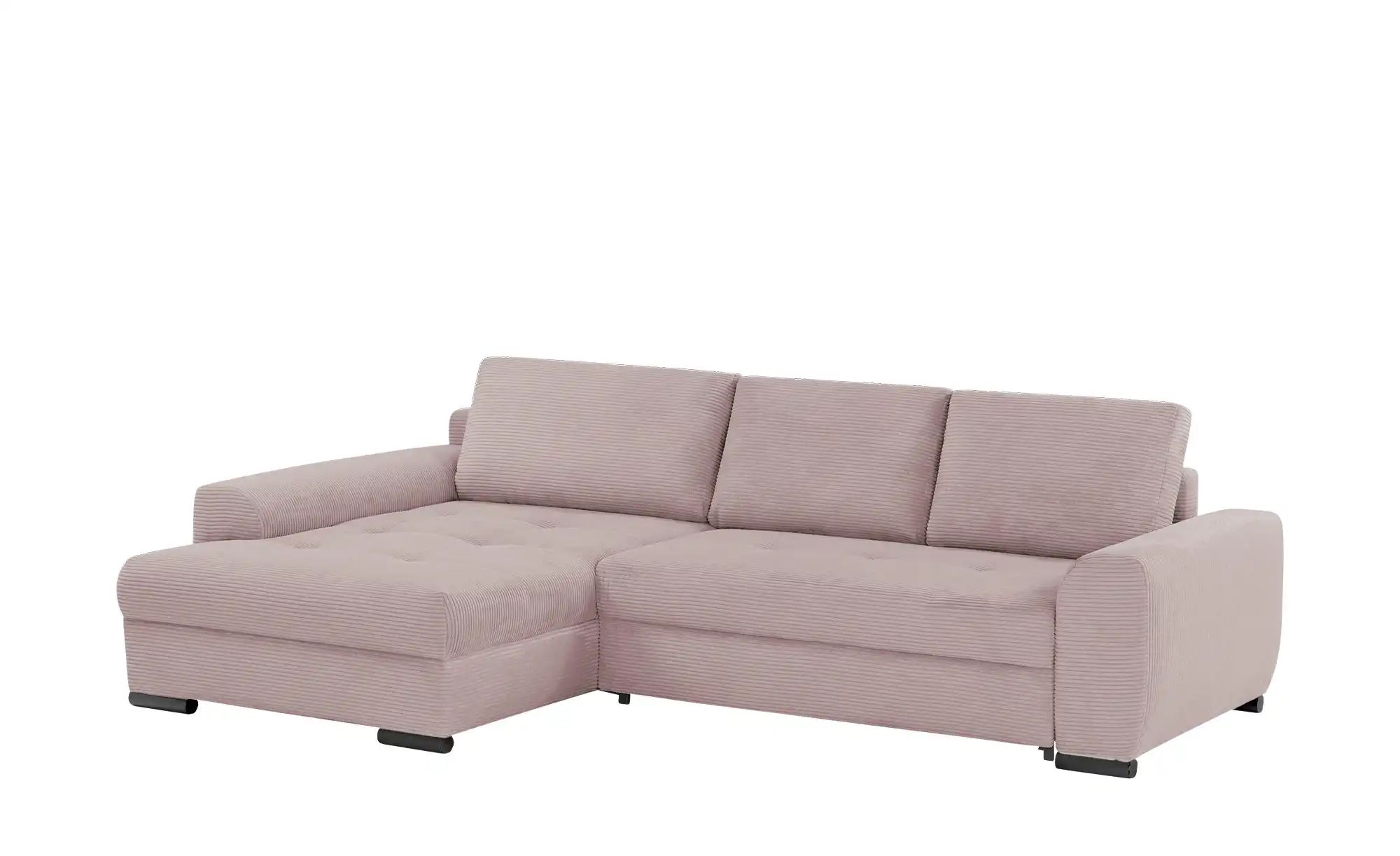 bobb Ecksofa in kuscheligem Cordstoff Soumia ¦ rosa/pink ¦ Maße (cm): B: 28 günstig online kaufen