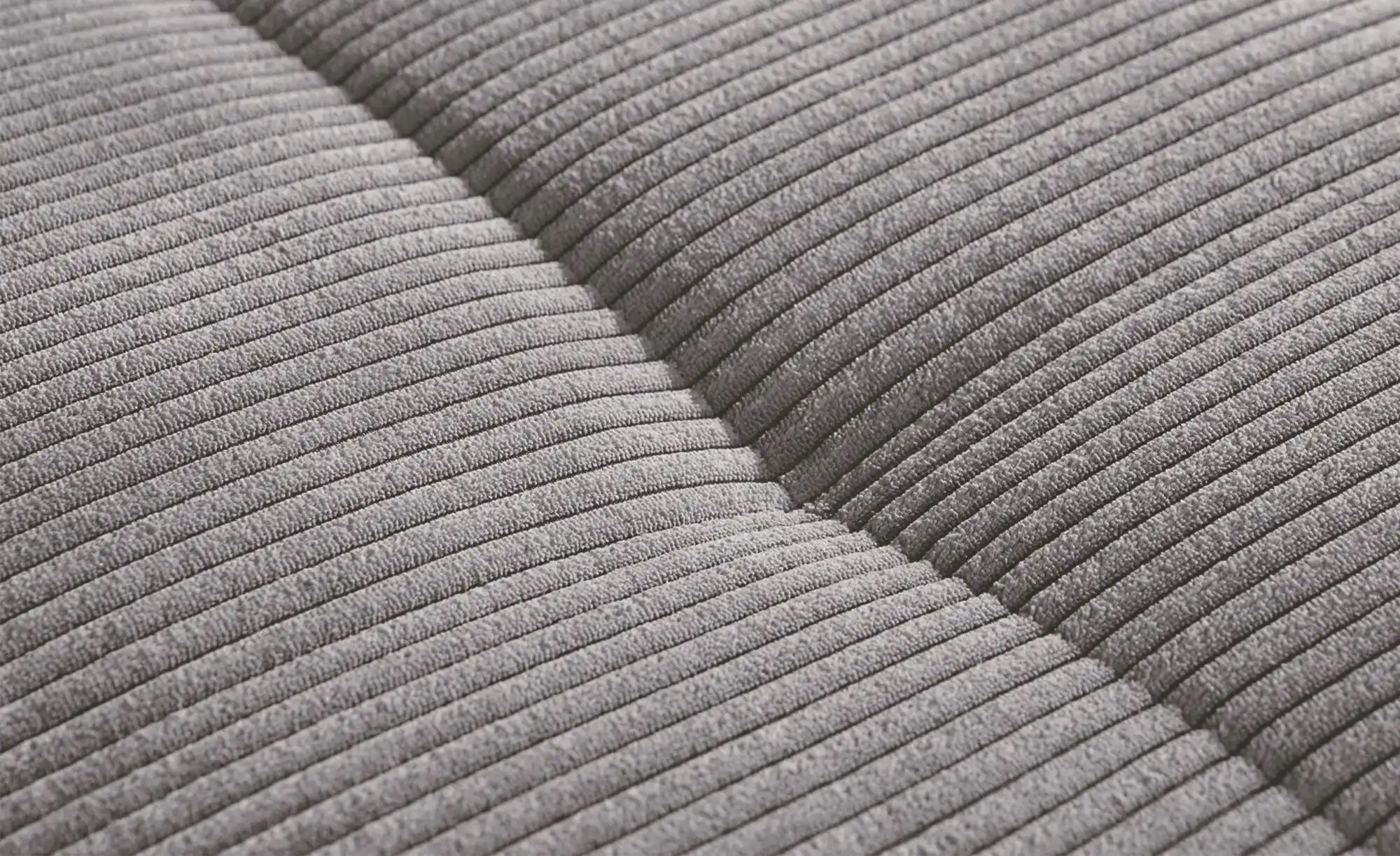 bobb Ecksofa in kuscheligem Cordstoff Soumia ¦ grau ¦ Maße (cm): B: 283 H: günstig online kaufen