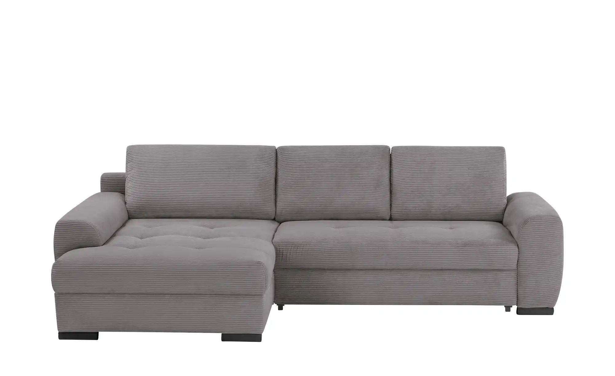 bobb Ecksofa in kuscheligem Cordstoff Soumia ¦ grau ¦ Maße (cm): B: 283 H: günstig online kaufen