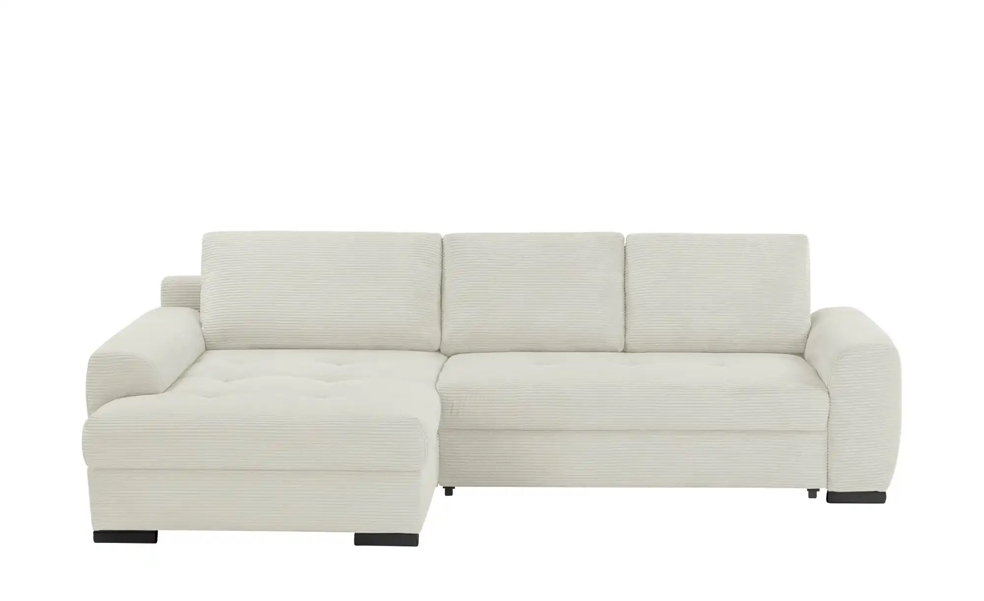 bobb Ecksofa in kuscheligem Cordstoff Soumia ¦ grau ¦ Maße (cm): B: 283 H: günstig online kaufen