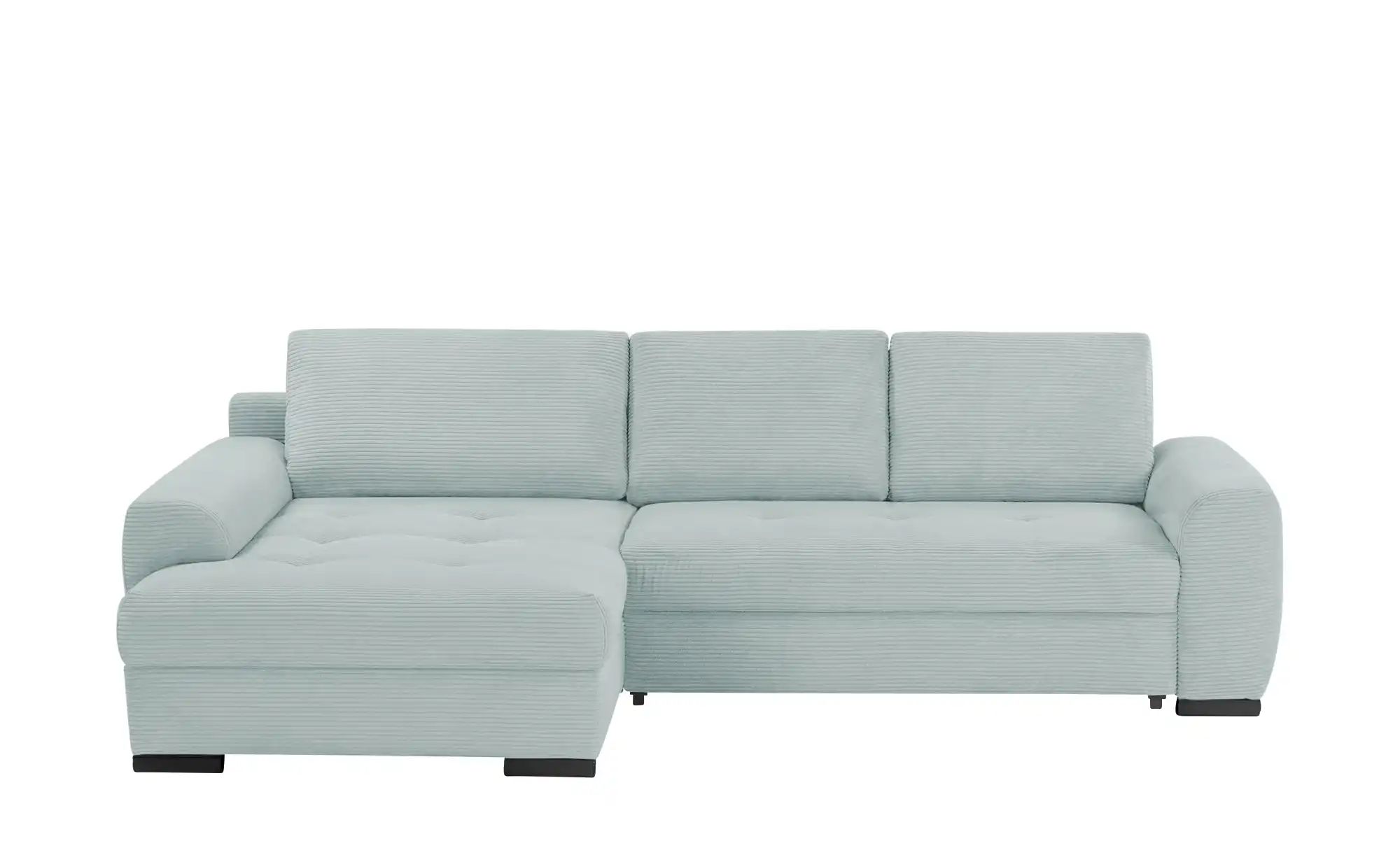 bobb Ecksofa in kuscheligem Cordstoff Soumia ¦ blau ¦ Maße (cm): B: 283 H: günstig online kaufen