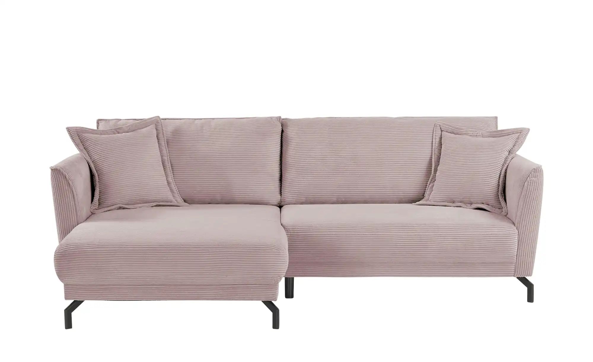 bobb Ecksofa  Yolanda ¦ rosa/pink ¦ Maße (cm): B: 257 H: 94 T: 174 Polsterm günstig online kaufen