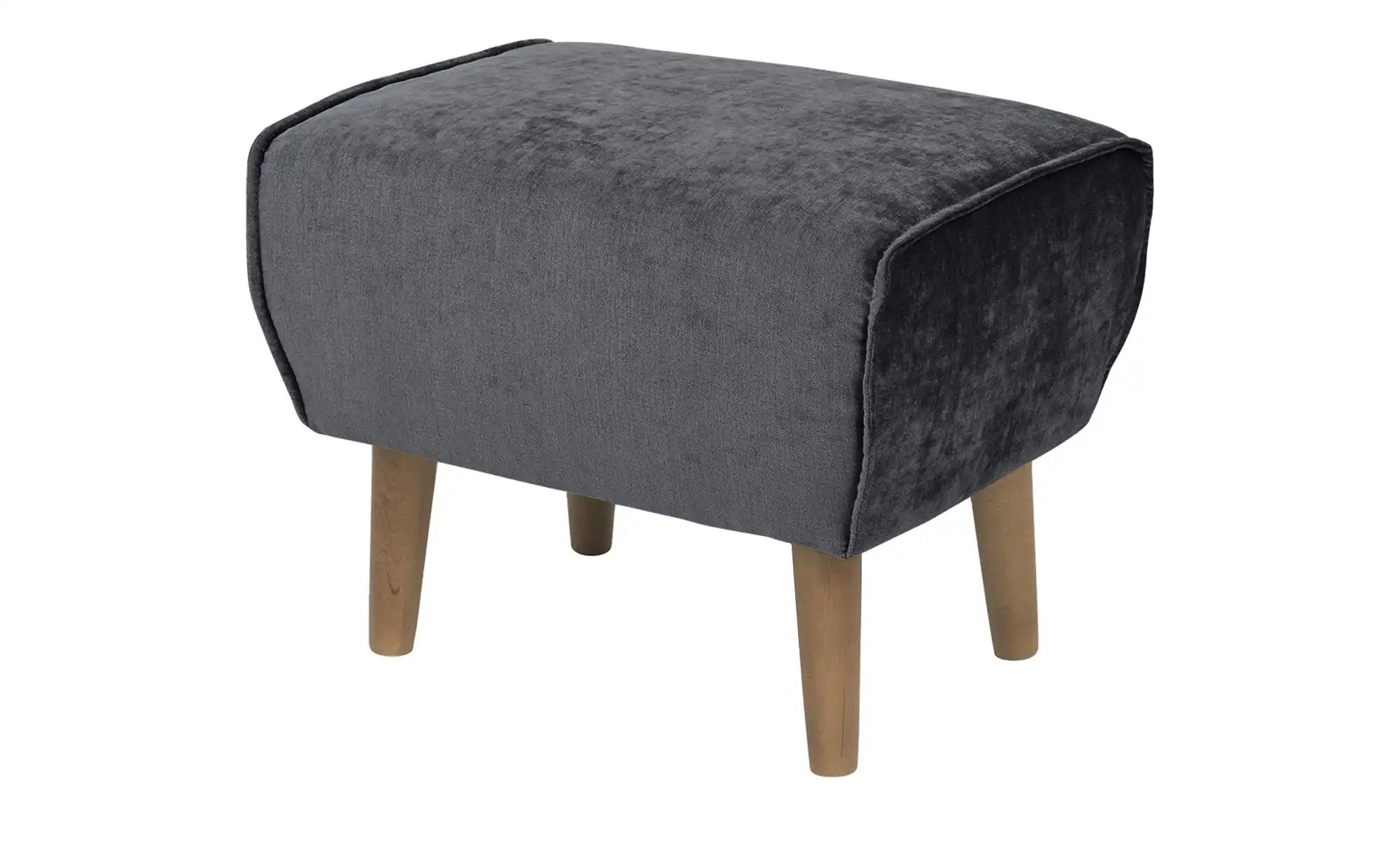 SOHO Hocker  Ellinor ¦ grau ¦ Maße (cm): B: 56 H: 46 T: 41 Polstermöbel > H günstig online kaufen