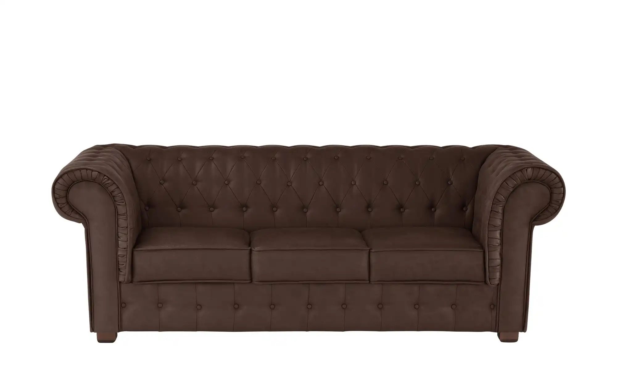 Sofa   Chester ¦ braun ¦ Maße (cm): B: 215 H: 77 T: 94 Polstermöbel > Sofas günstig online kaufen