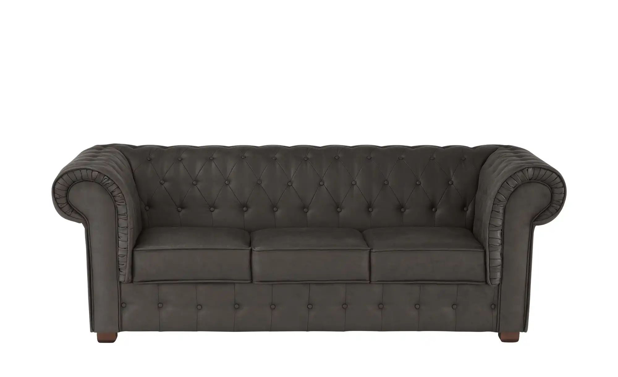 Sofa   Chester ¦ grau ¦ Maße (cm): B: 215 H: 77 T: 94 Polstermöbel > Sofas günstig online kaufen