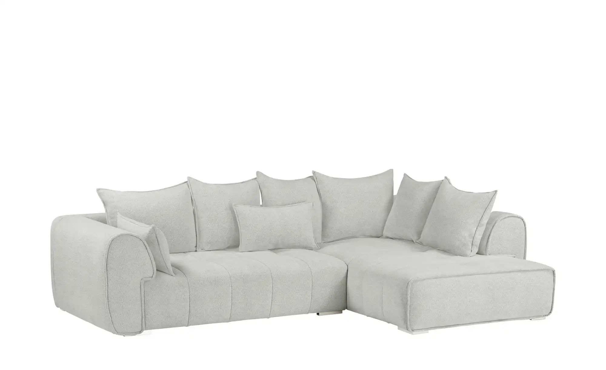 uno Ecksofa beidseitig montierbar London ¦ silber ¦ Maße (cm): B: 320 H: 72 günstig online kaufen