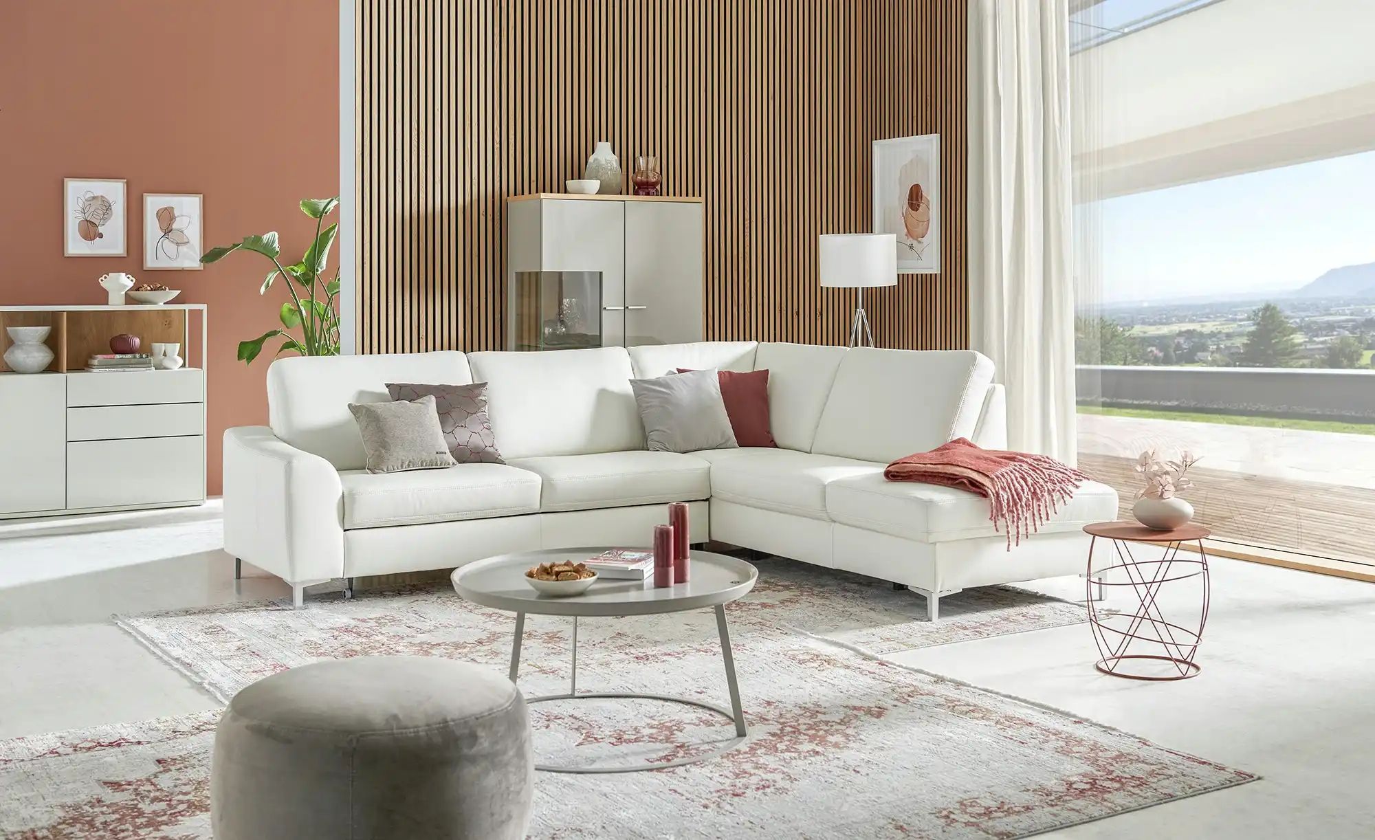 Thumbnail - meinSofa Ecksofa Lea ¦ weiß ¦ Maße (cm): B: 271 T: 235.0 Polstermöbel > Sofas > Ecksofas - Höffner