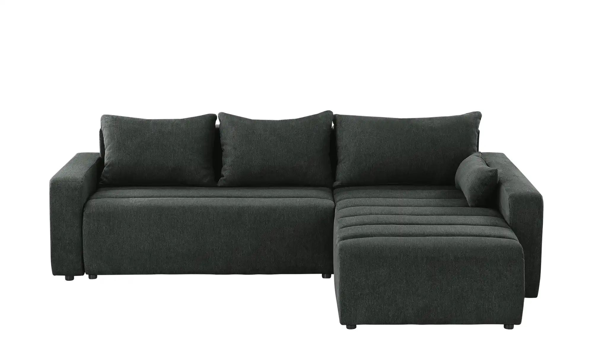 smart Ecksofa  Fania ¦ schwarz ¦ Maße (cm): B: 257 H: 72 T: 208 Polstermöbe günstig online kaufen