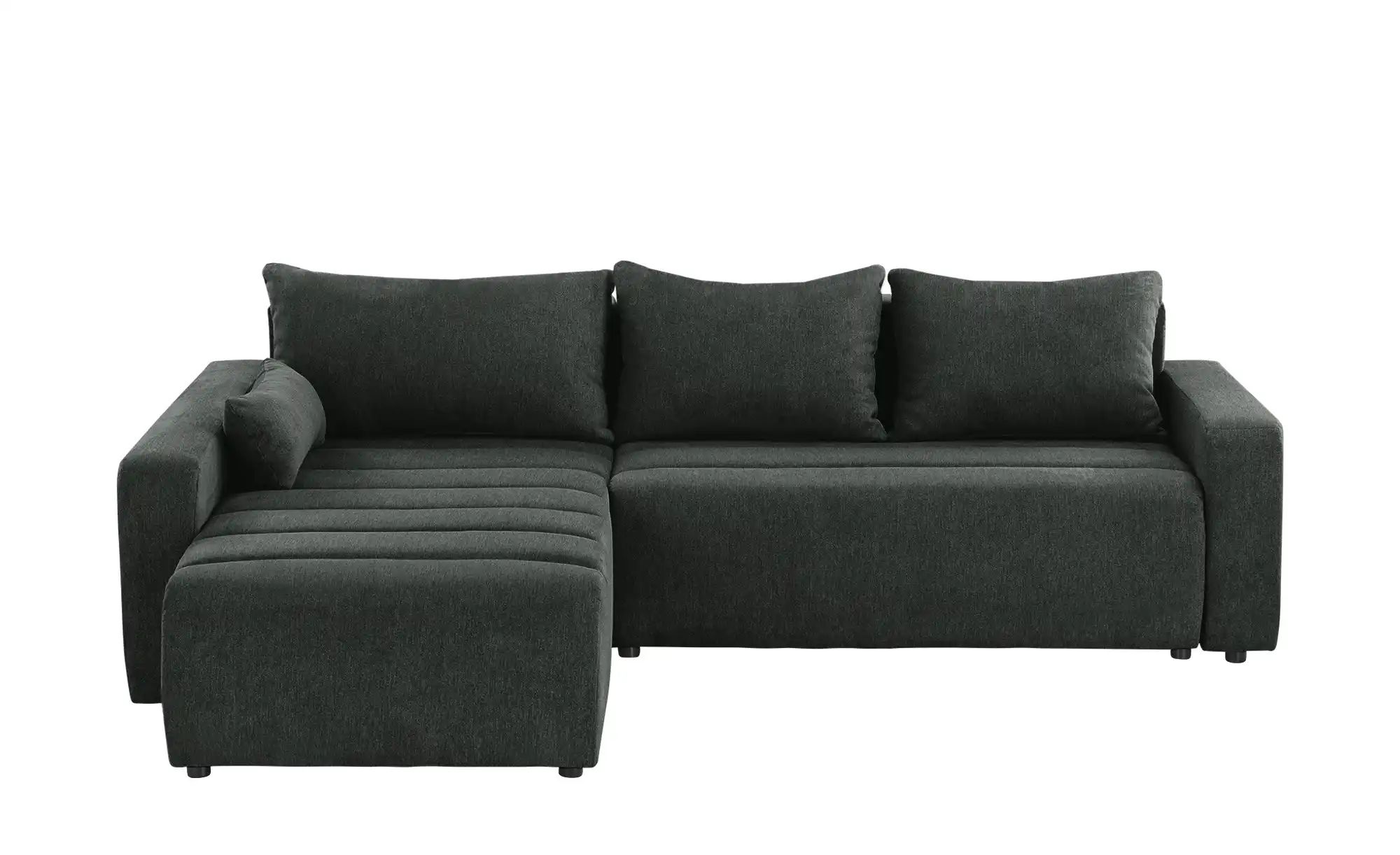 smart Ecksofa  Fania ¦ schwarz ¦ Maße (cm): B: 257 H: 72 T: 208 Polstermöbe günstig online kaufen