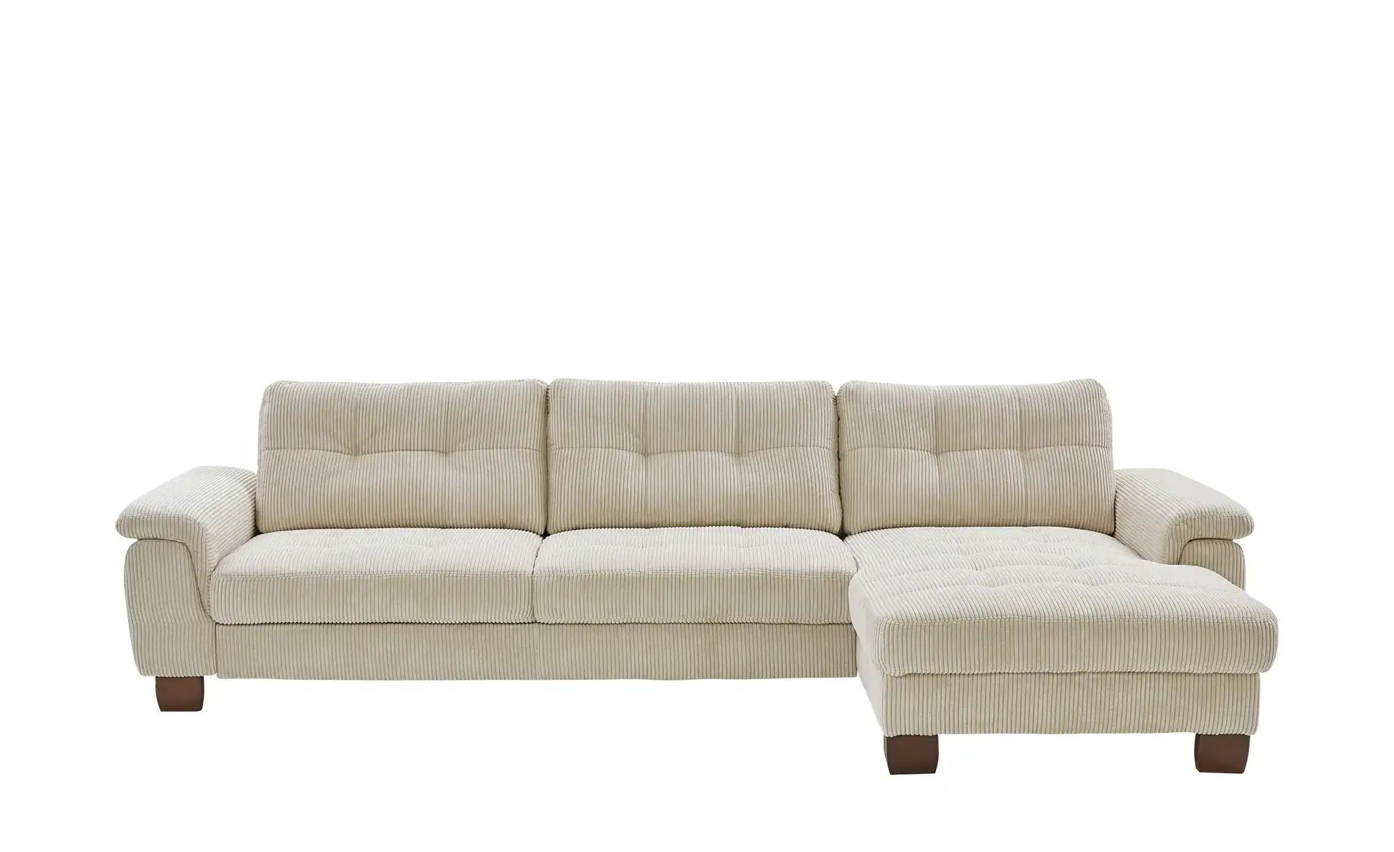 meinSofa Ecksofa  aus Cord Suna ¦ beige ¦ Maße (cm): B: 316 H: 86 T: 177 Po günstig online kaufen