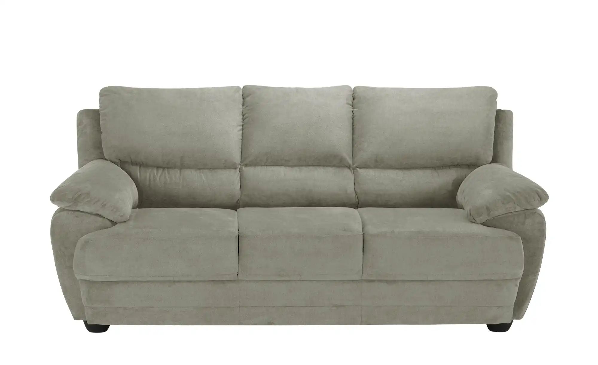 uno Sofa 3-sitzig aus Mikrofaser Nebolo ¦ grau ¦ Maße (cm): B: 209 H: 97 T: günstig online kaufen
